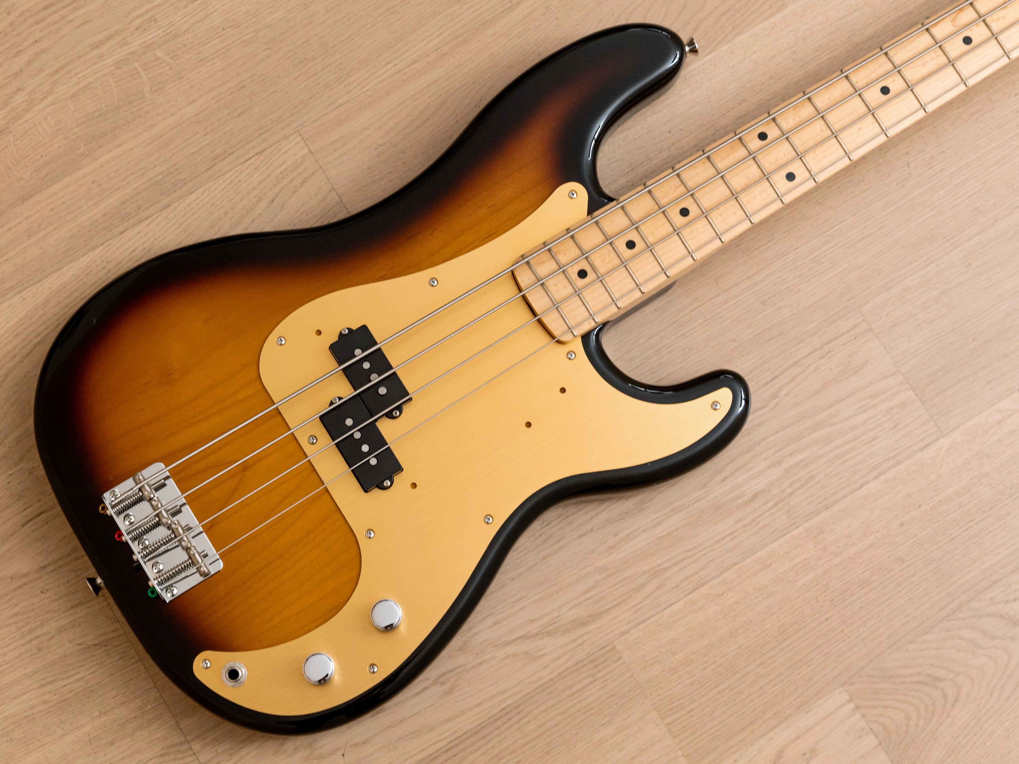 2021 Fender Heritage 50s Precision Bass Gold Guard Sunburst Nitro ...