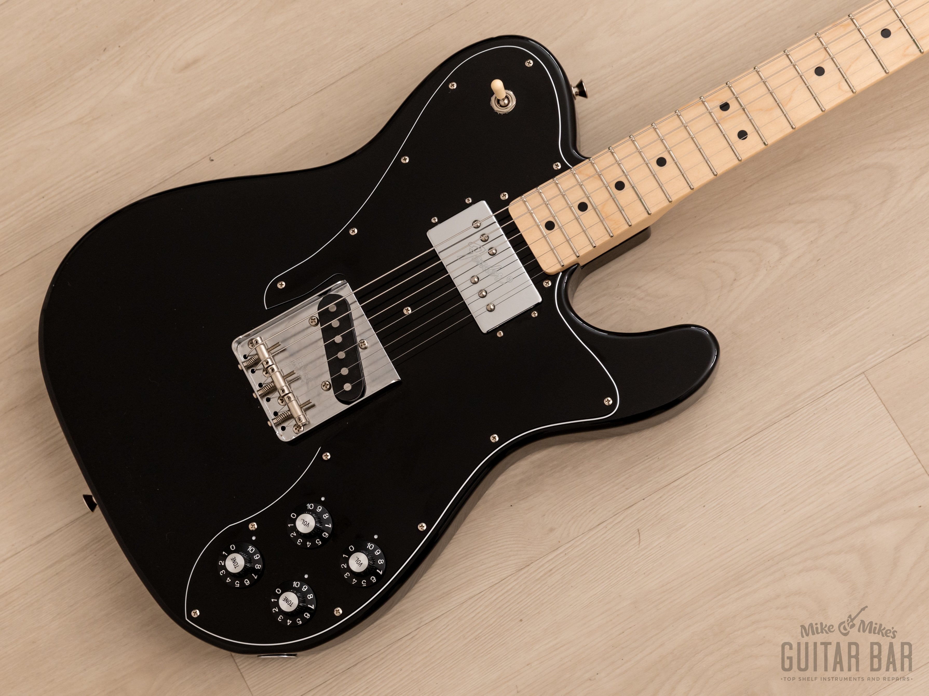 2021 Traditional II ‘70s Telecaster Custom Black Ash Body, Near-Mint w/ Wide Range, Japan MIJ
