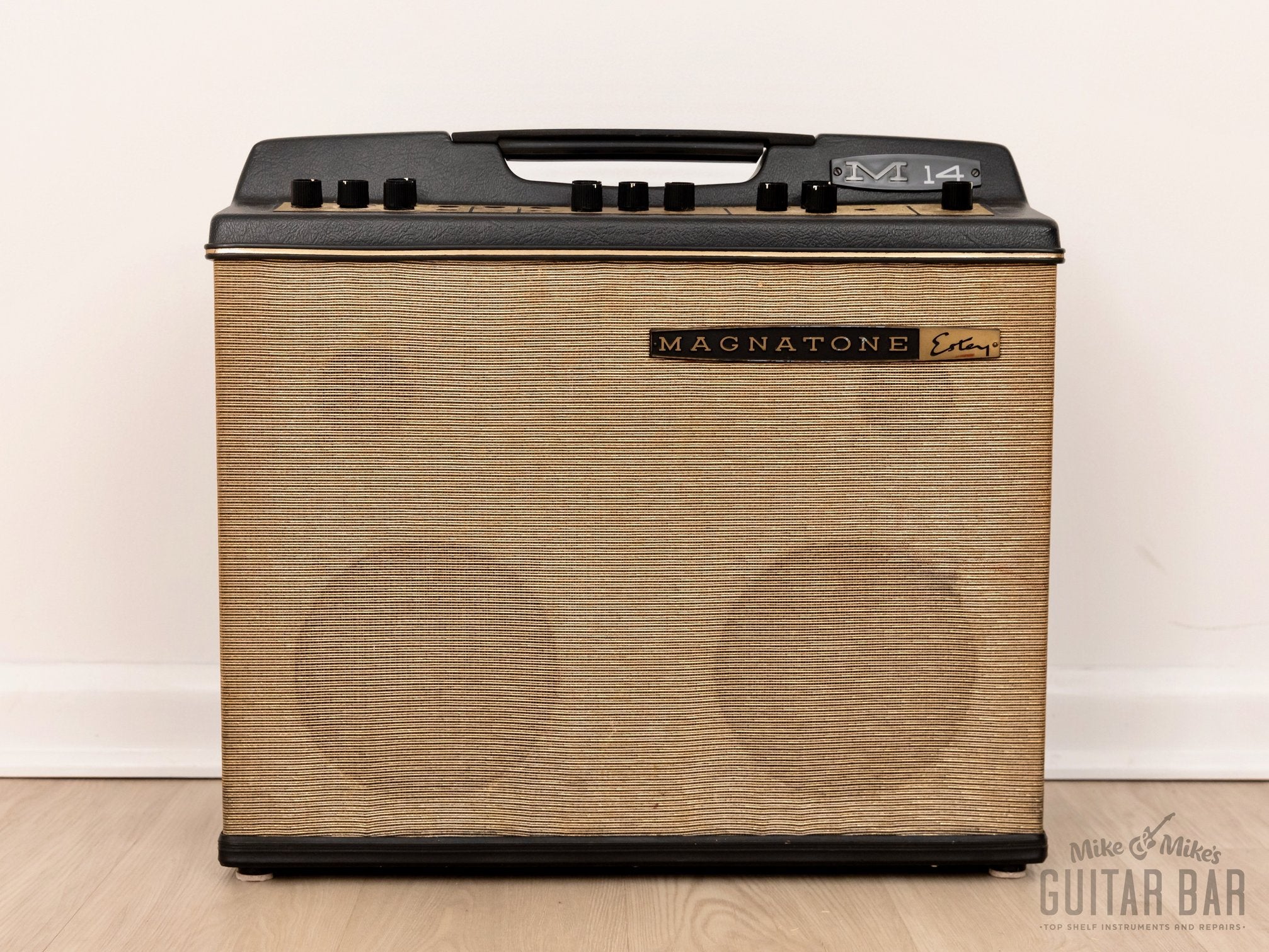 1964 Magnatone Custom M14 Vintage Tube Amp w/ Stereo Vibrato, 2x8 Jensen & Oxford, Estey