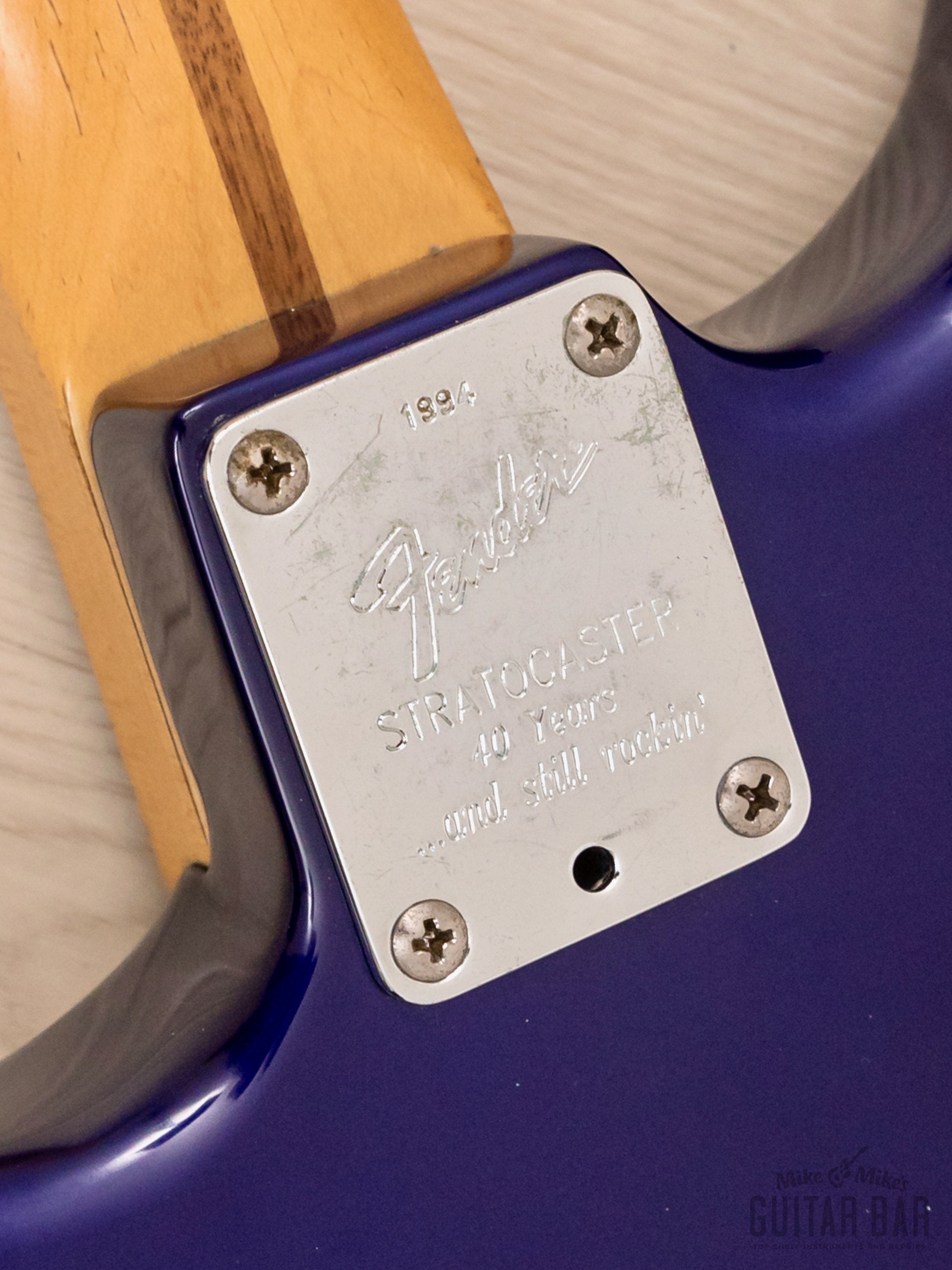 1994 Fender 40th Anniversary American Standard Stratocaster Midnight Blue