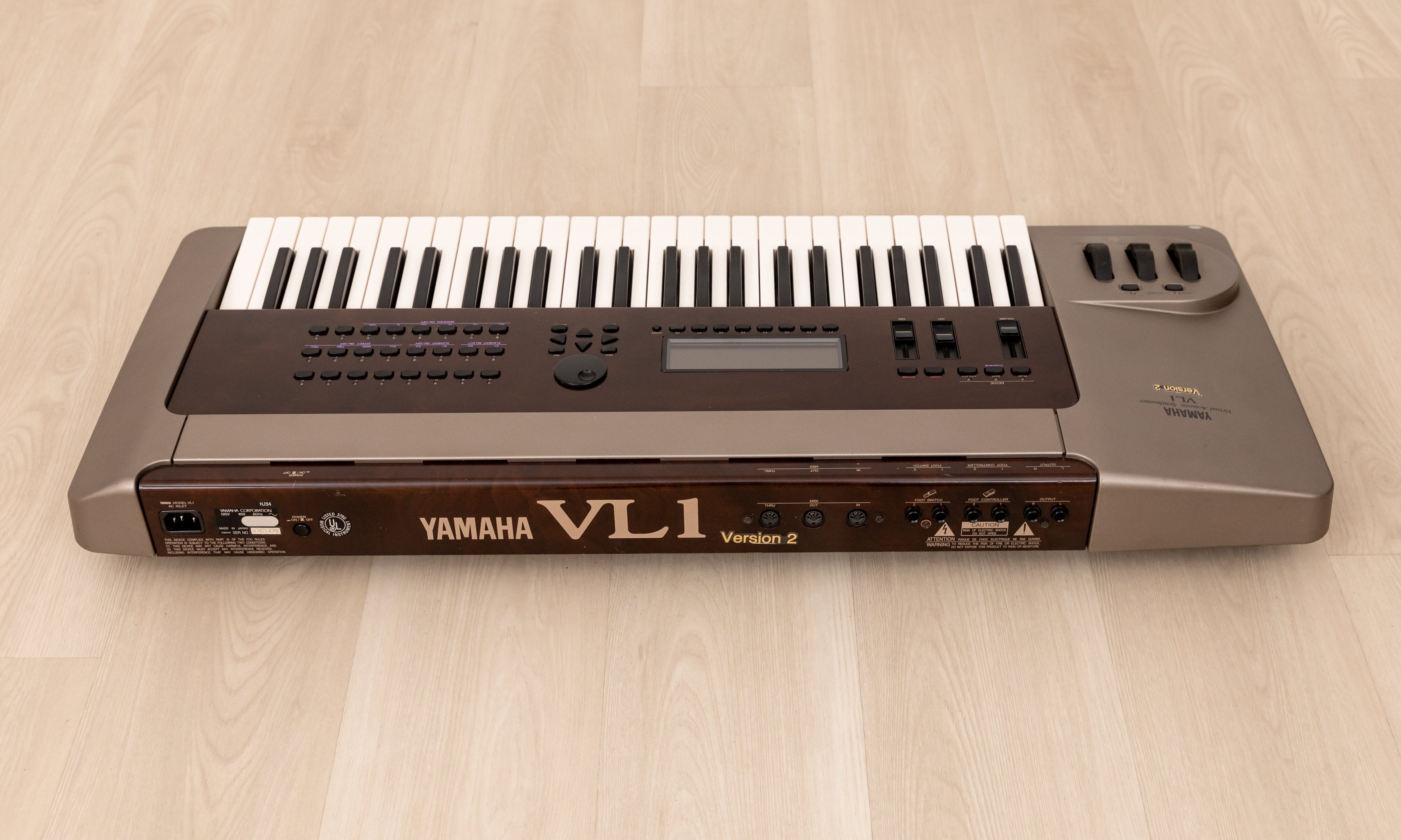 1990s Yamaha VL1 Version 2 Virtual Acoustic Synthesizer w/ Flight Case, Accessories