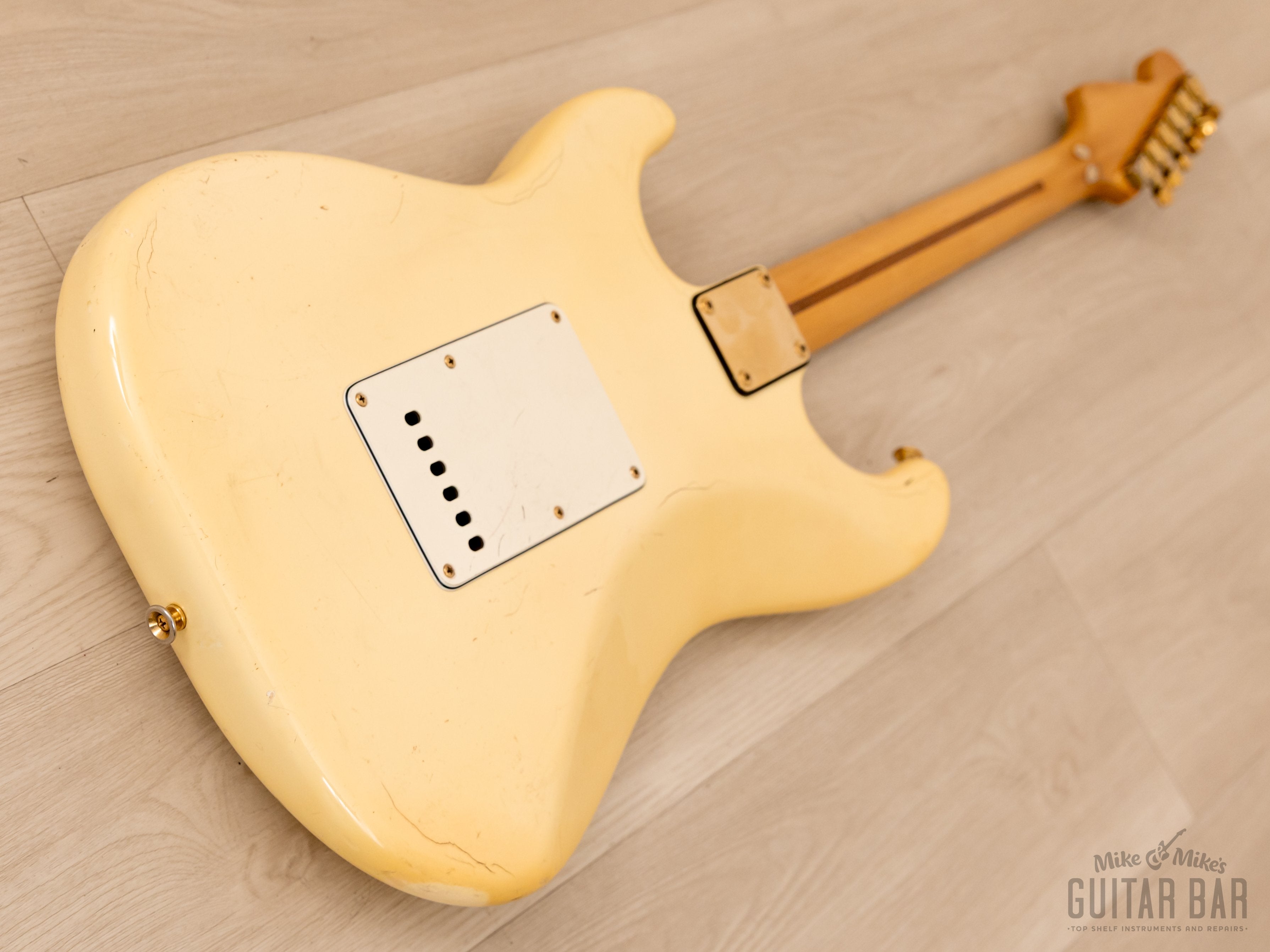 1981 Fender The Strat Dan Smith Stratocaster USA-Made, Olympic White w/ Gold Hardware, Case
