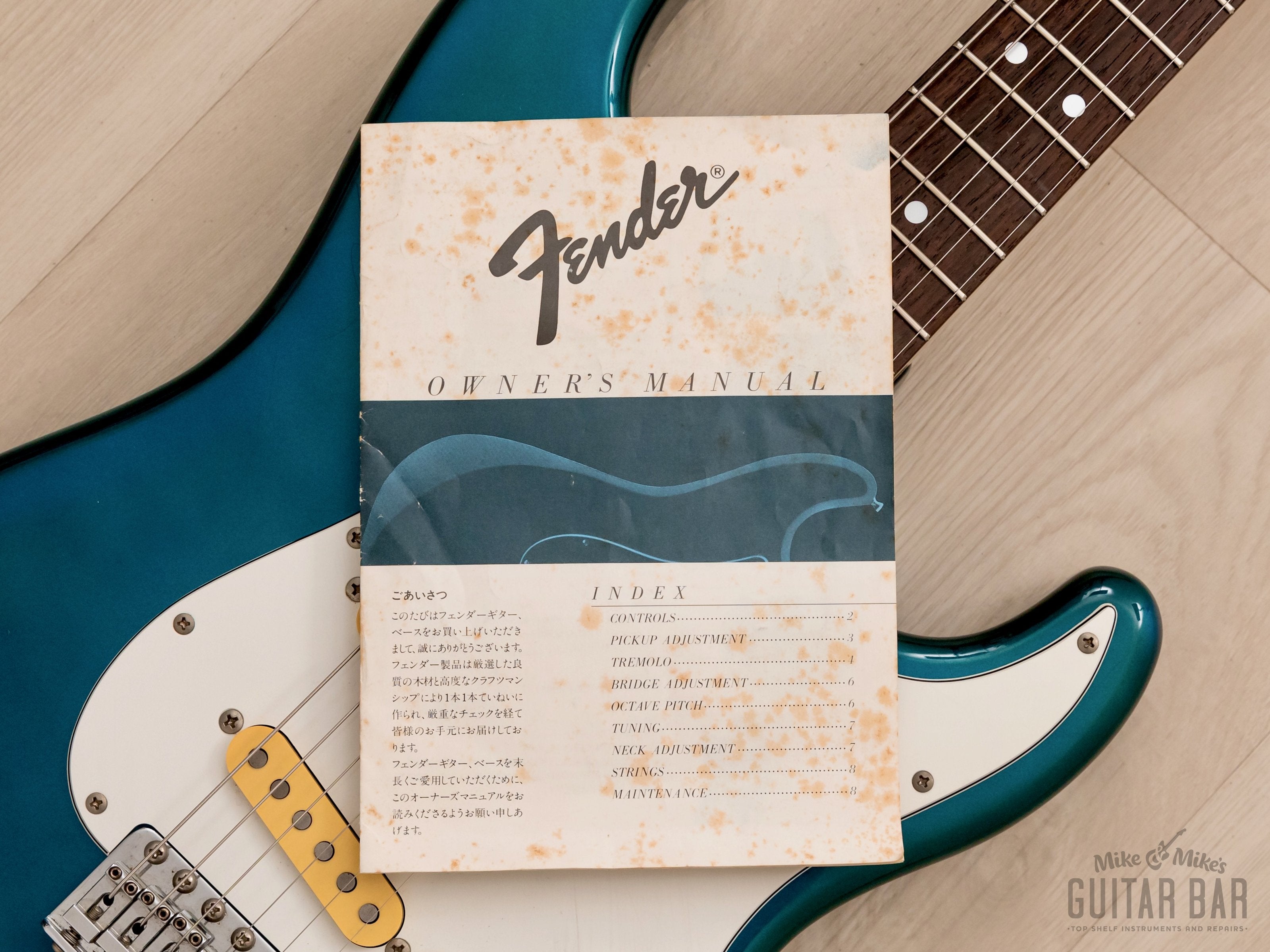 1991 Fender Stratocaster '72 Vintage Reissue Order Made ST72-500 Lake Placid Blue, Japan MIJ Fujigen