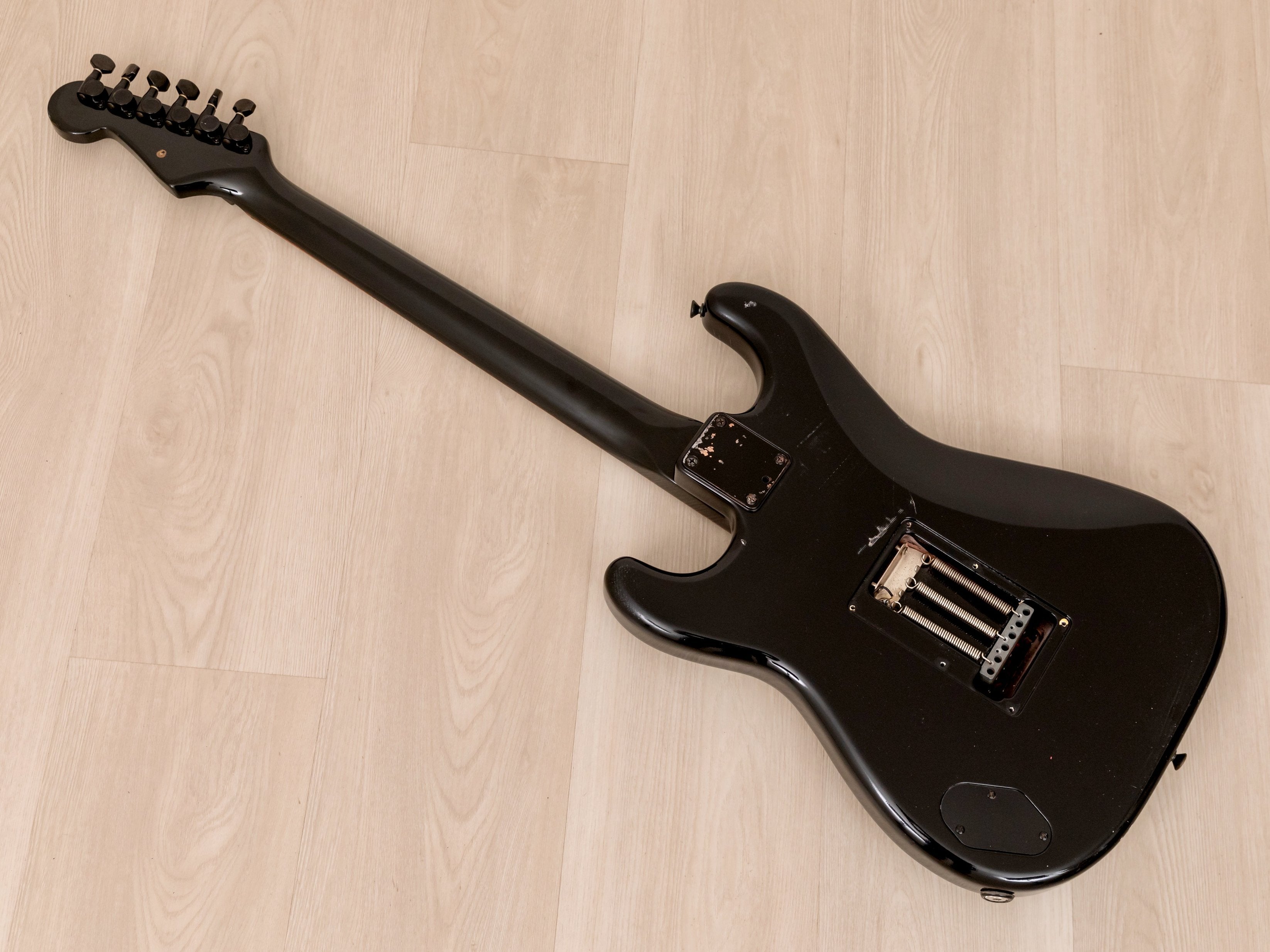 1985 Fender Boxer Series Stratocaster ST-556 Black 100% Original, Japan MIJ Fujgen