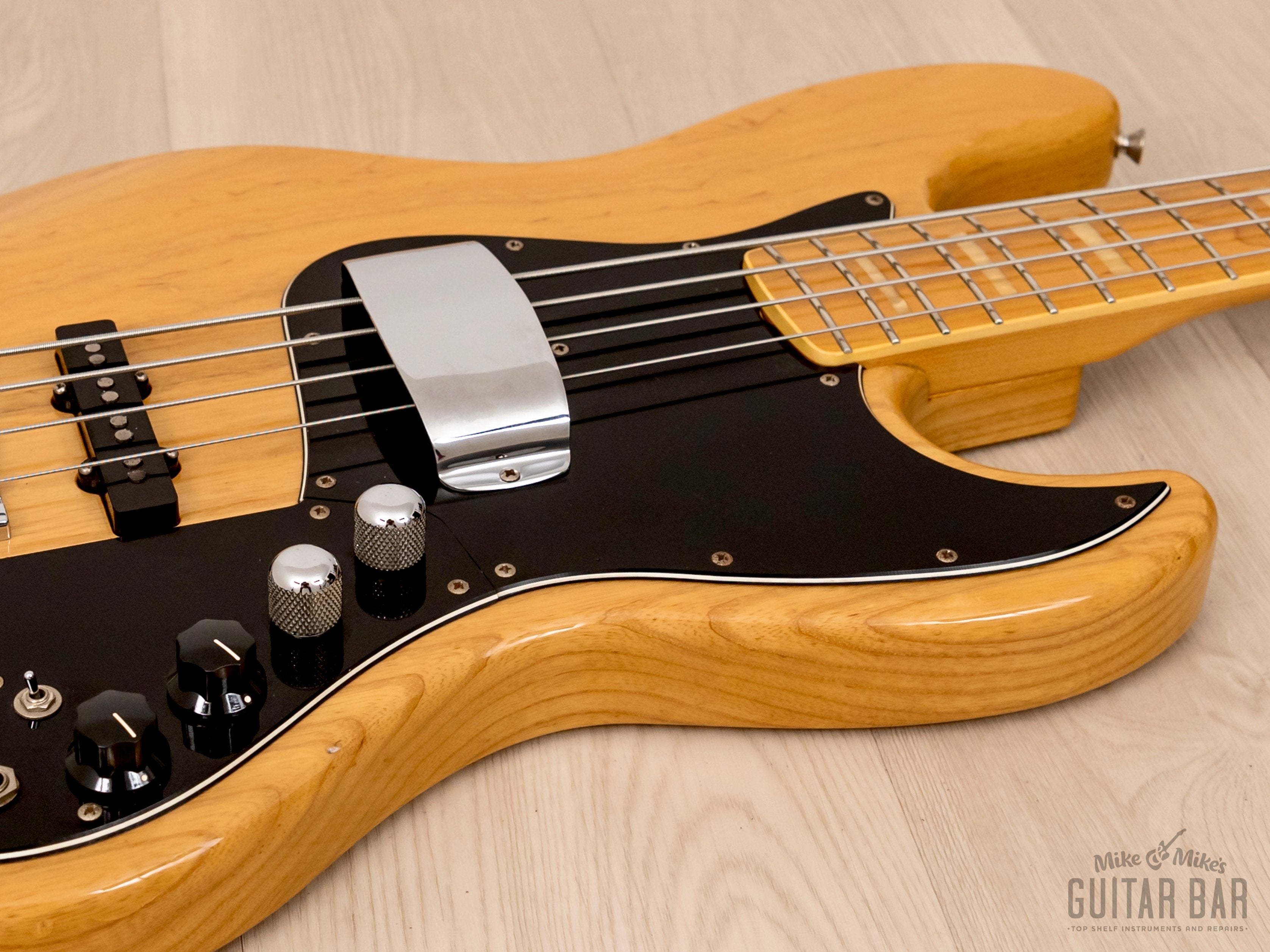 1998 Fender Marcus Miller Jazz Bass Natural Ash w/ Active EQ, 100% Original, First Year, Japan MIJ