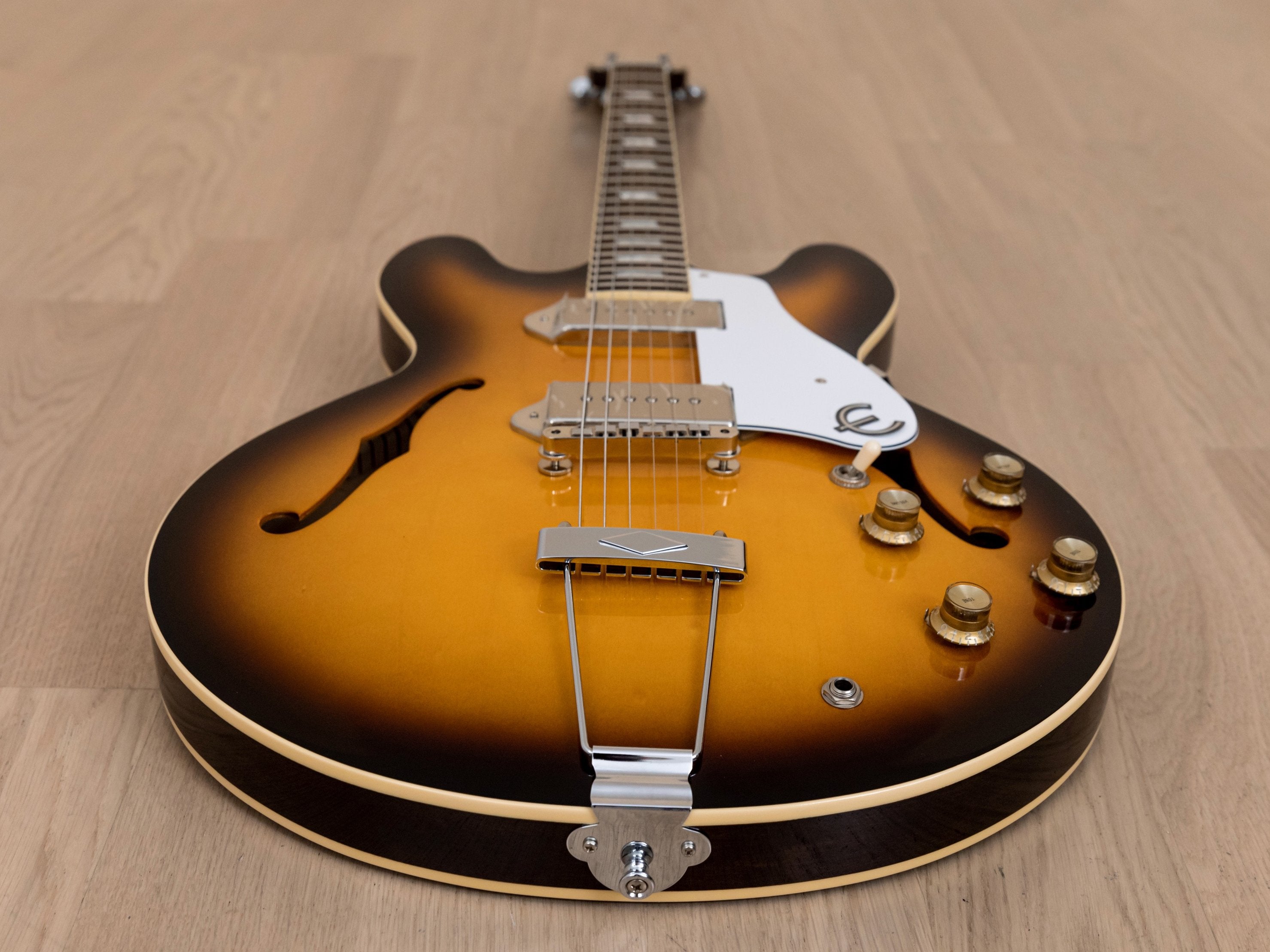 2019 Epiphone Elitist Casino '65 Vintage Reissue Sunburst w/ Case & Tags, Japan