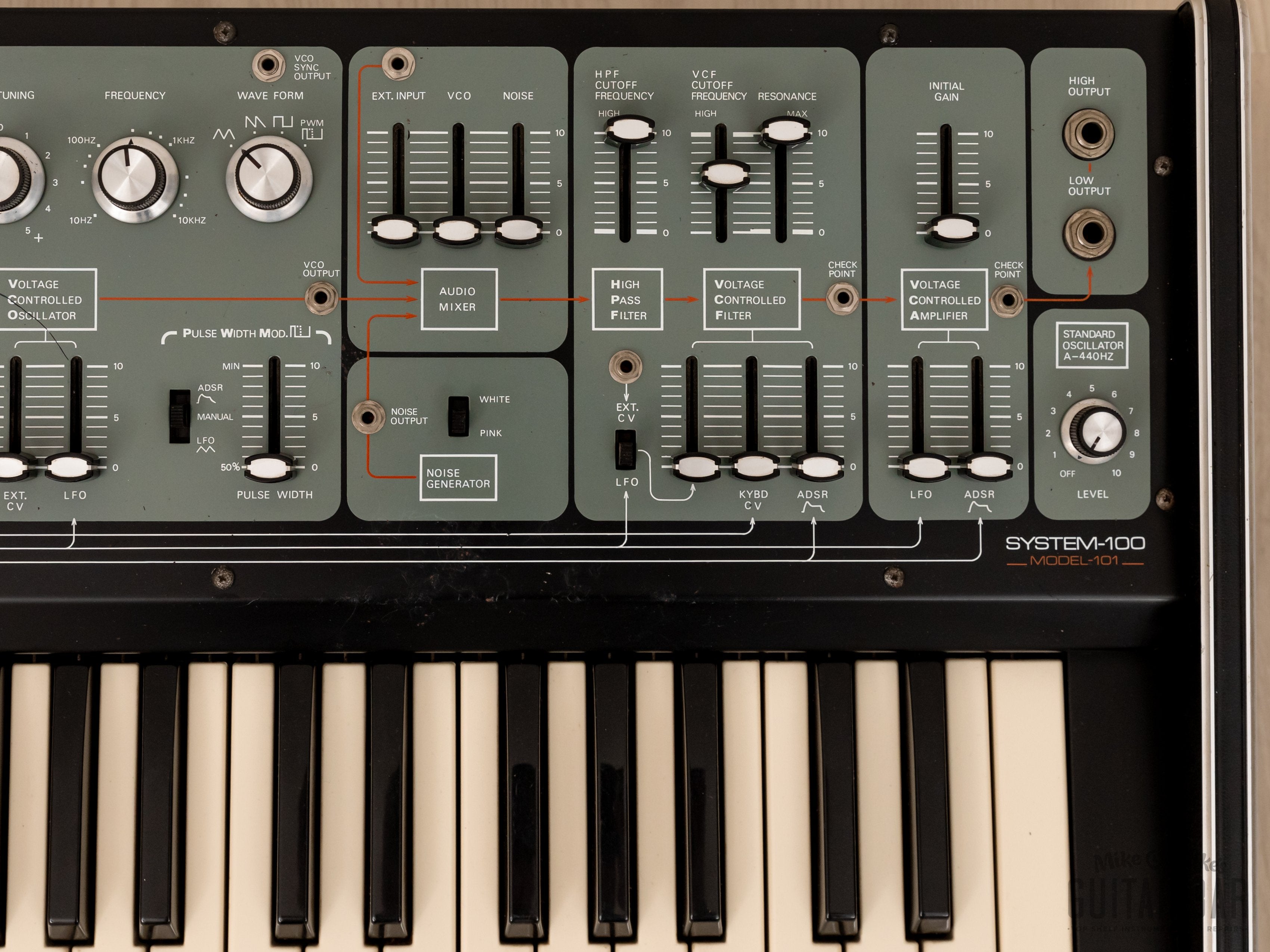 1970s Roland System-100 Model-101 Vintage Analog Synthesizer, Serviced