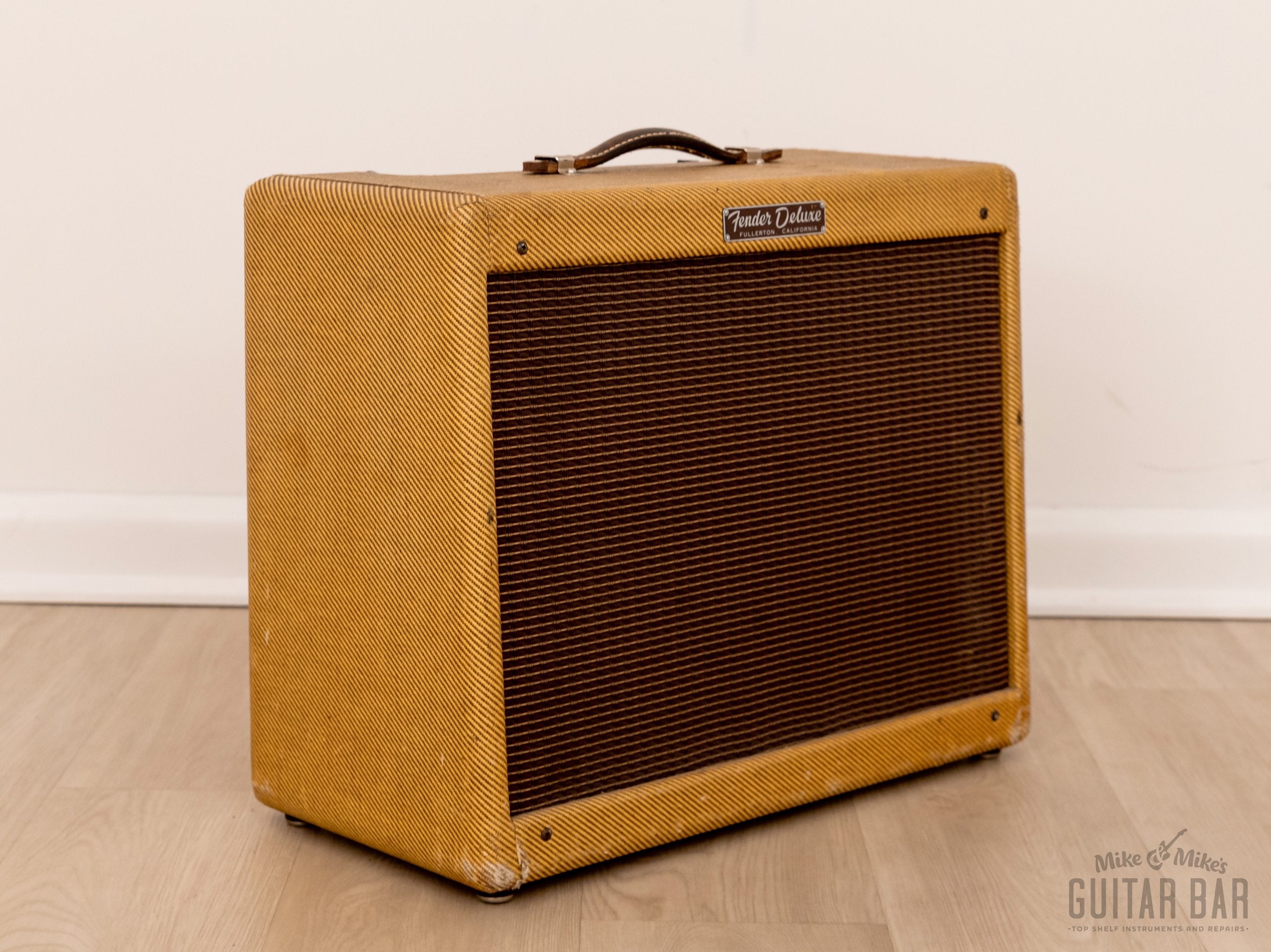 1957 Fender Deluxe Tweed Narrow Panel Vintage Tube Amp 5E3, 100% Original One-Owner w/ Jensen P12R