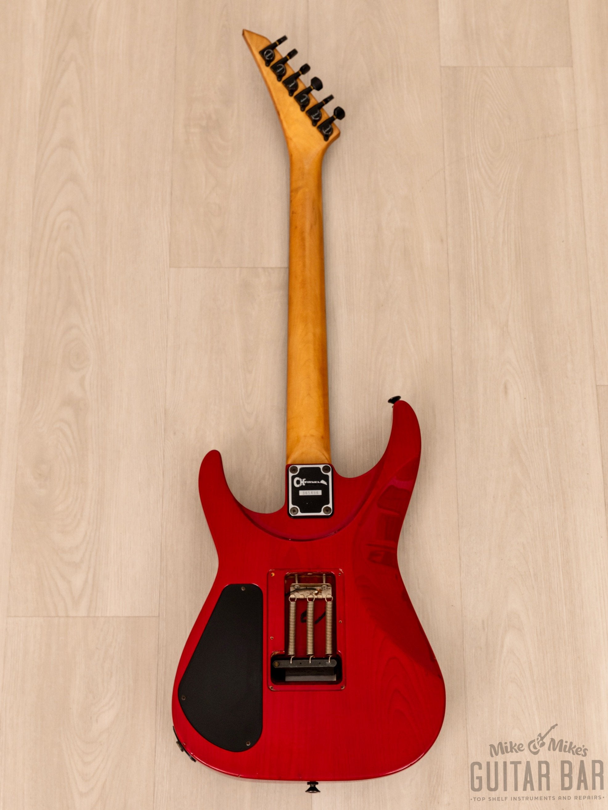 1990 Charvel by Jackson Super Dinky SDK-085-HH See Through Red w