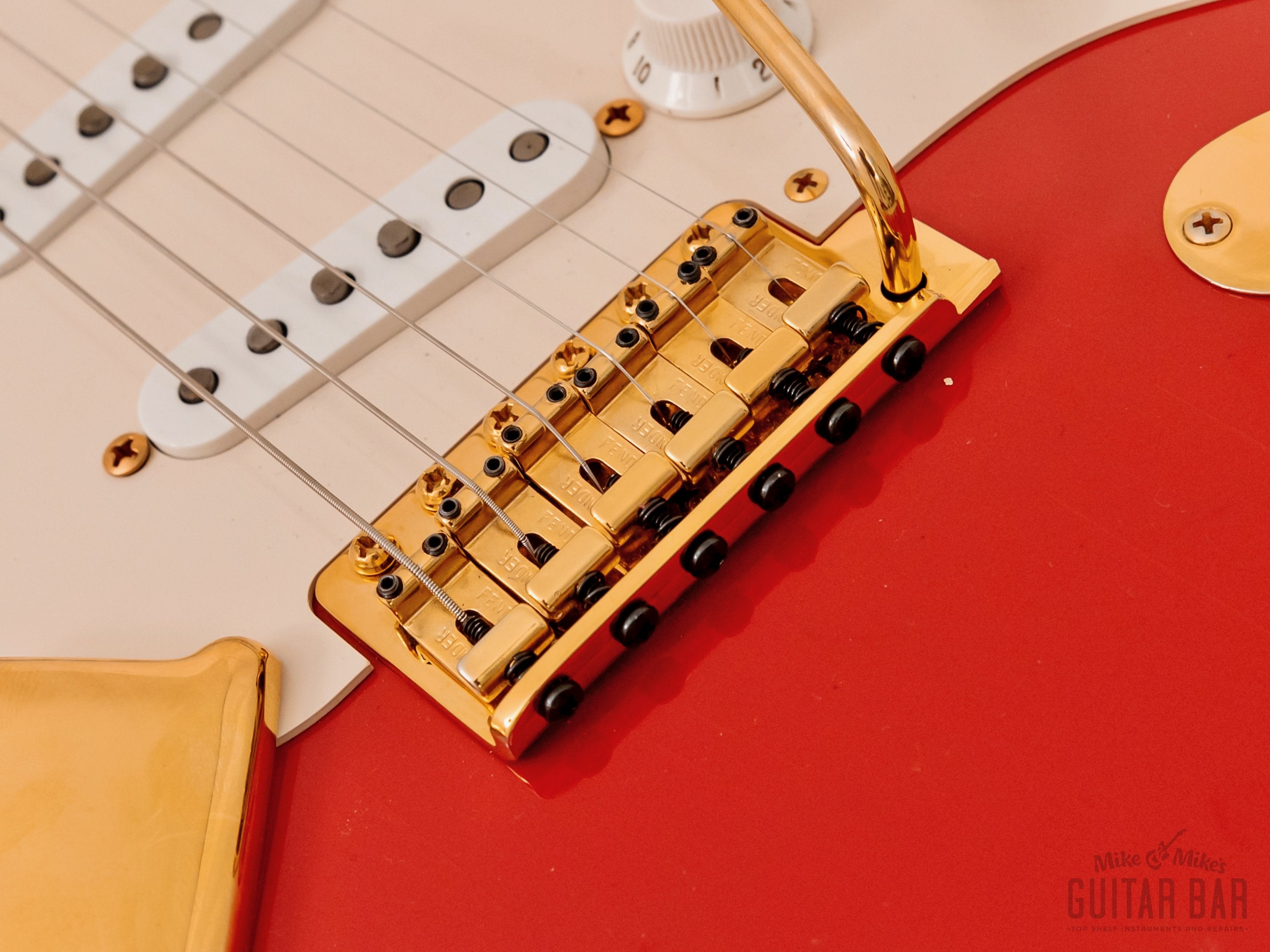 2005 Fender Custom Shop 1956 Stratocaster NOS Partscaster Fiesta Red w/ Gold Hardware, COA, Tags & Case