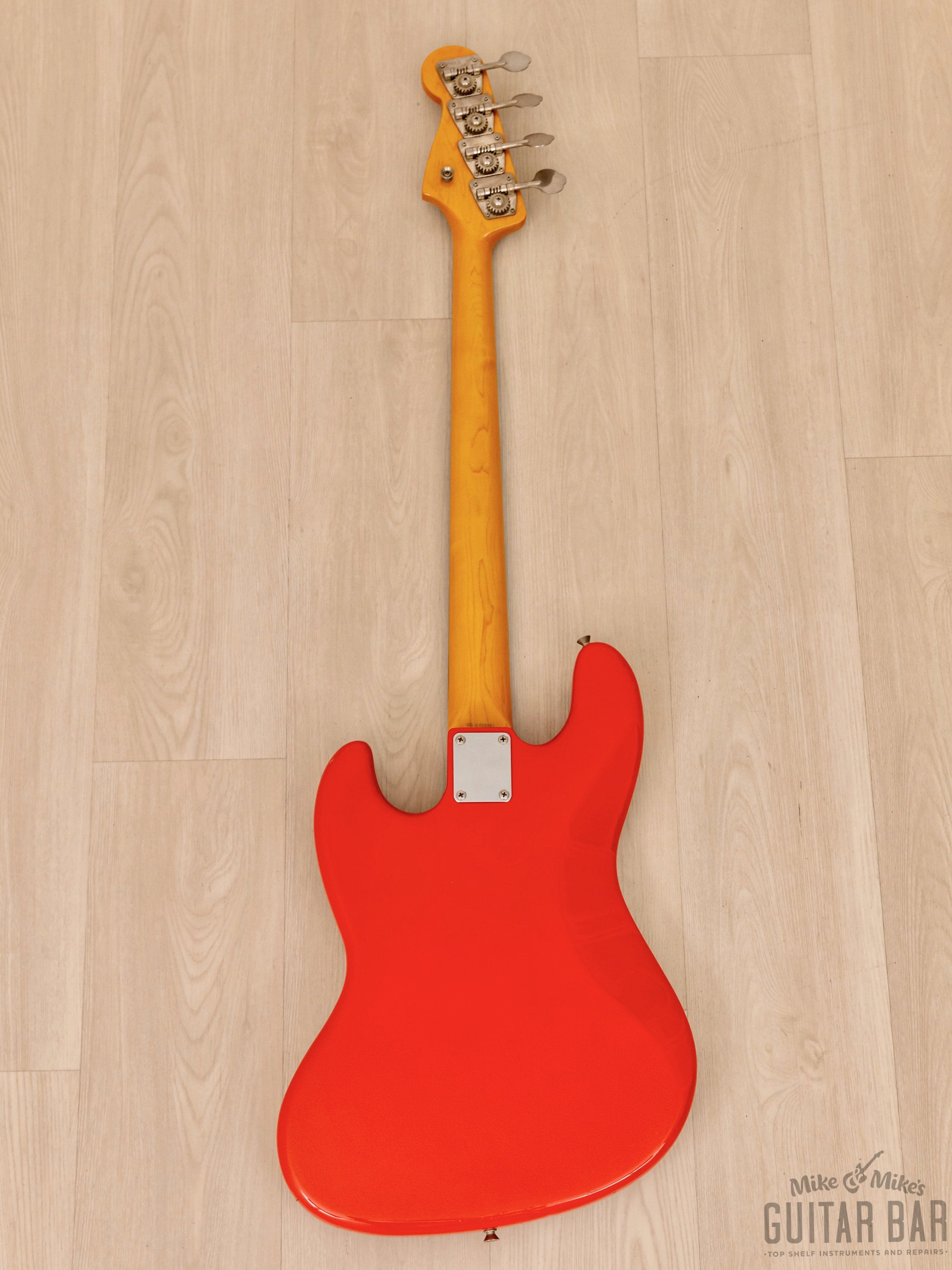 2004 Fender Jazz Bass ‘62 Vintage Reissue JB62-75US Fiesta Red w/ USA Pickups, Japan CIJ