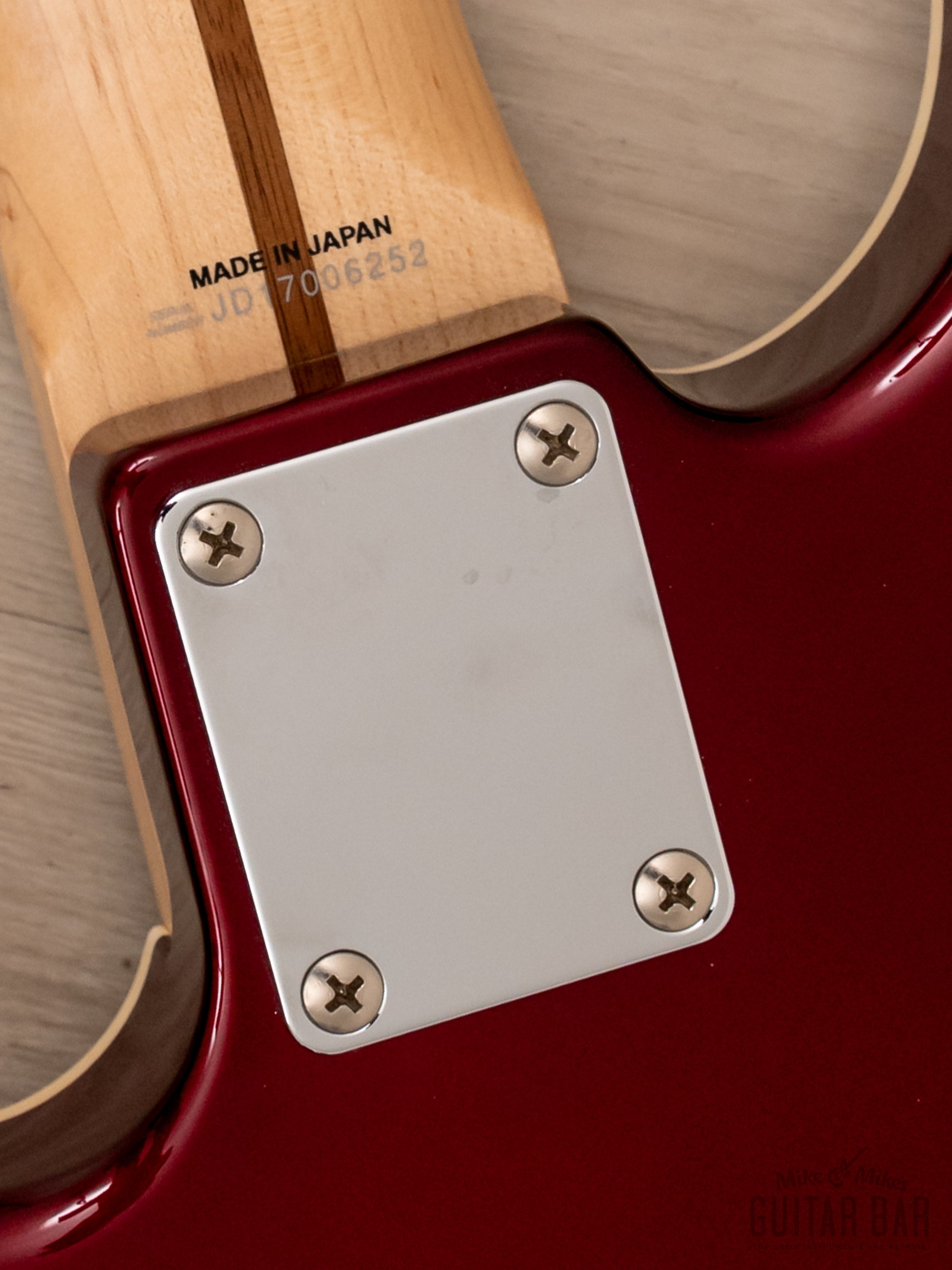 2017 Fender Aerodyne Jazz Bass PJ Electric Bass Guitar Candy Apple Red, Japan MIJ