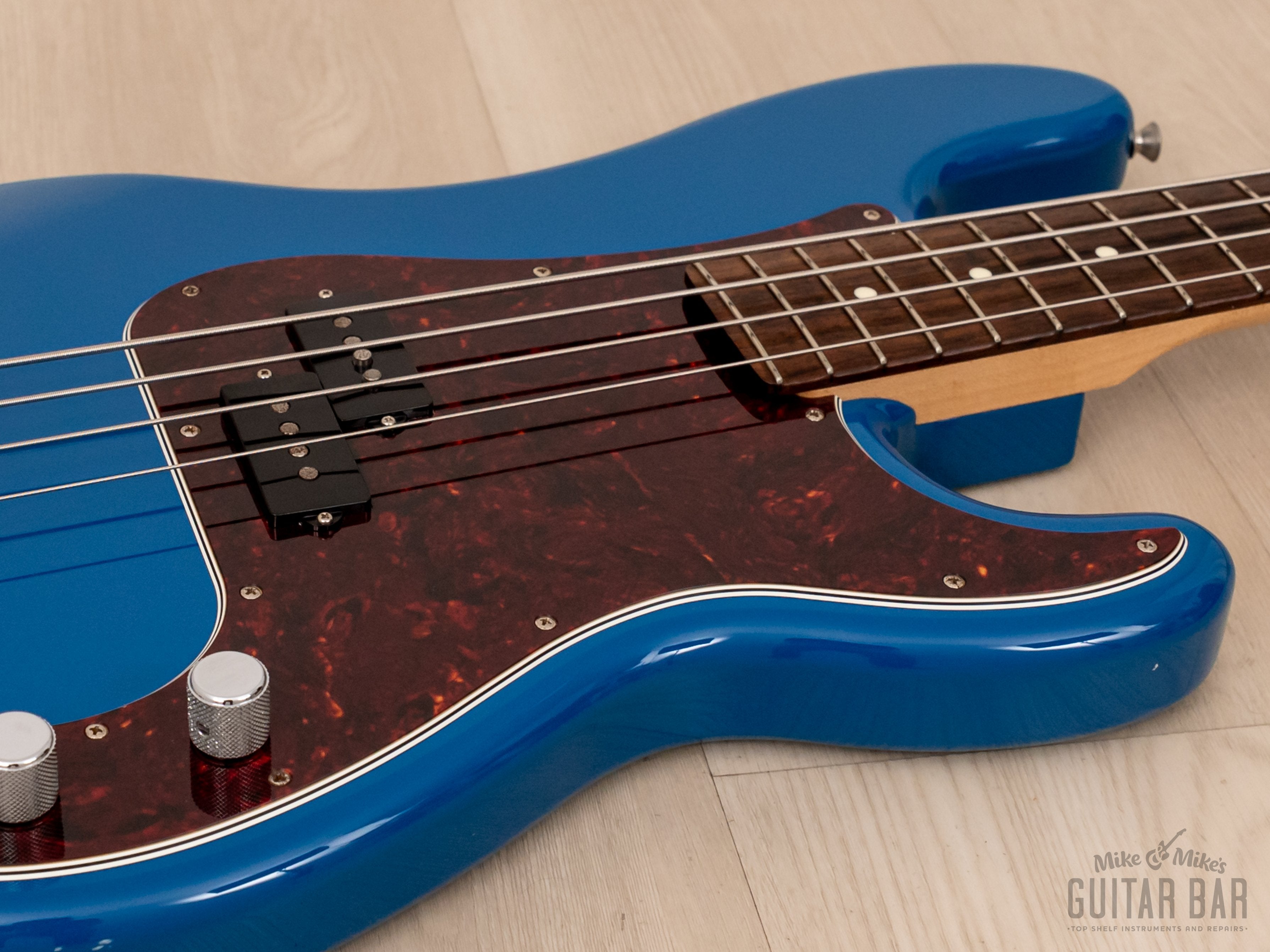 2021 Fender Hybrid II Precision Bass Forest Blue Near-Mint, Japan MIJ