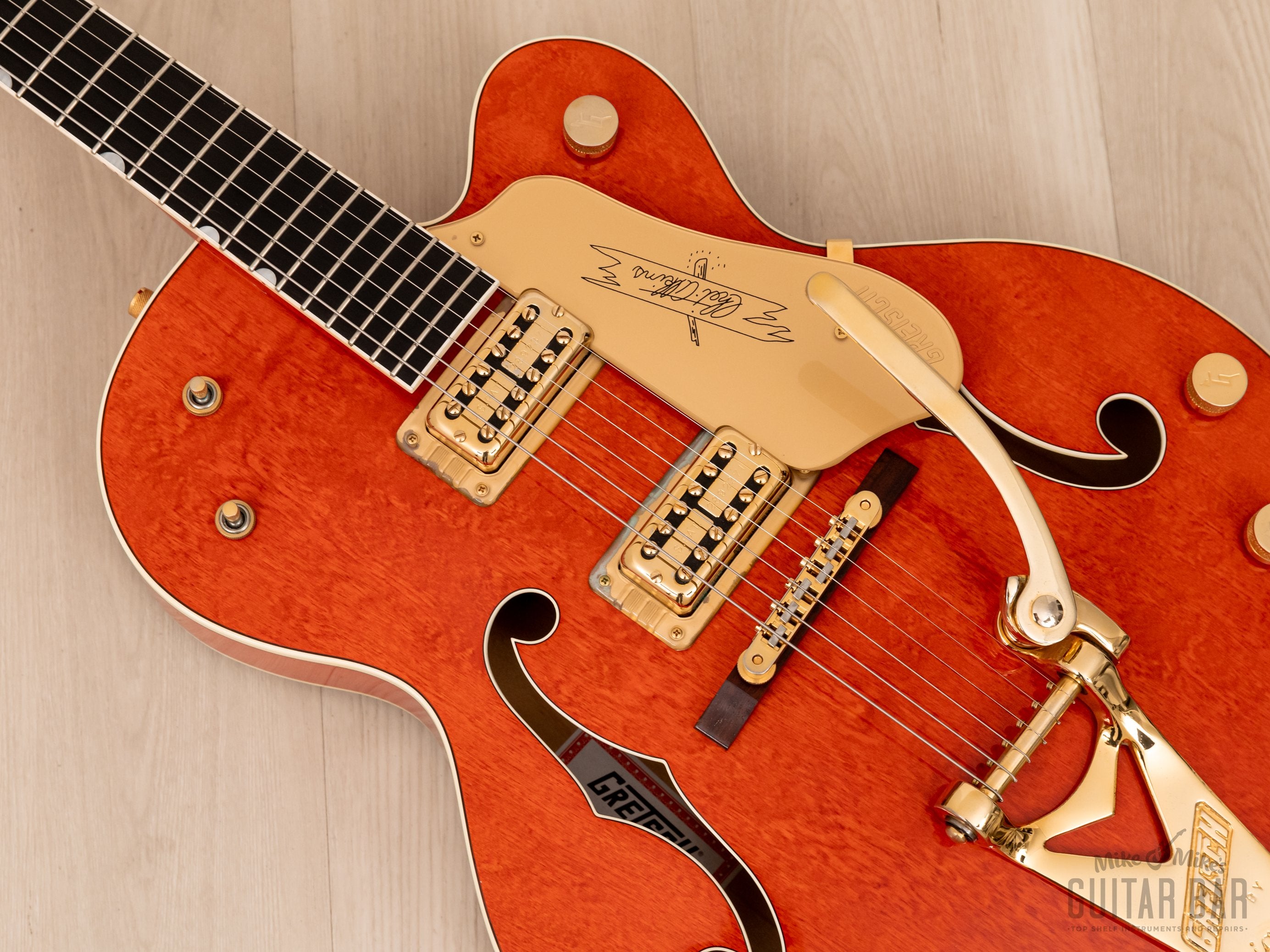 2008 Gretsch Chet Atkins G6120 125th Anniversary Model Western Orange, Adjusto-Matic & Grovers w/ Case