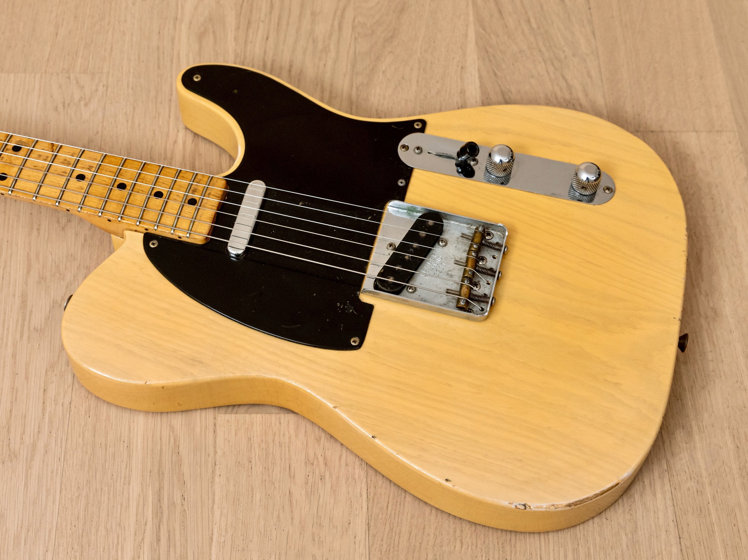 1954 Fender Telecaster Vintage Electric Guitar Blackguard w/ Tweed Case