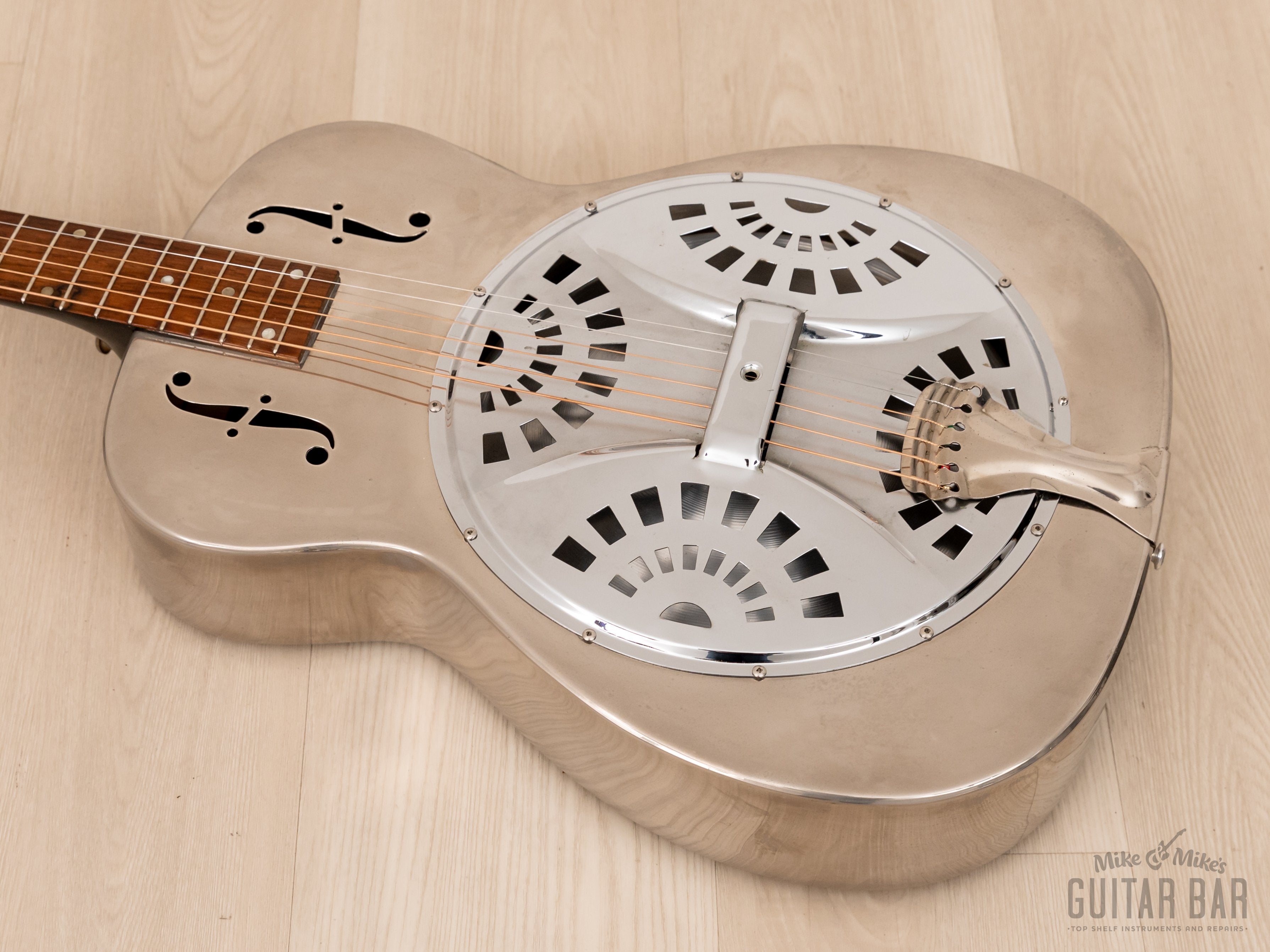 1972 OMI Dobro 33S Vintage Roundneck Acoustic Resonator Guitar w/ Case