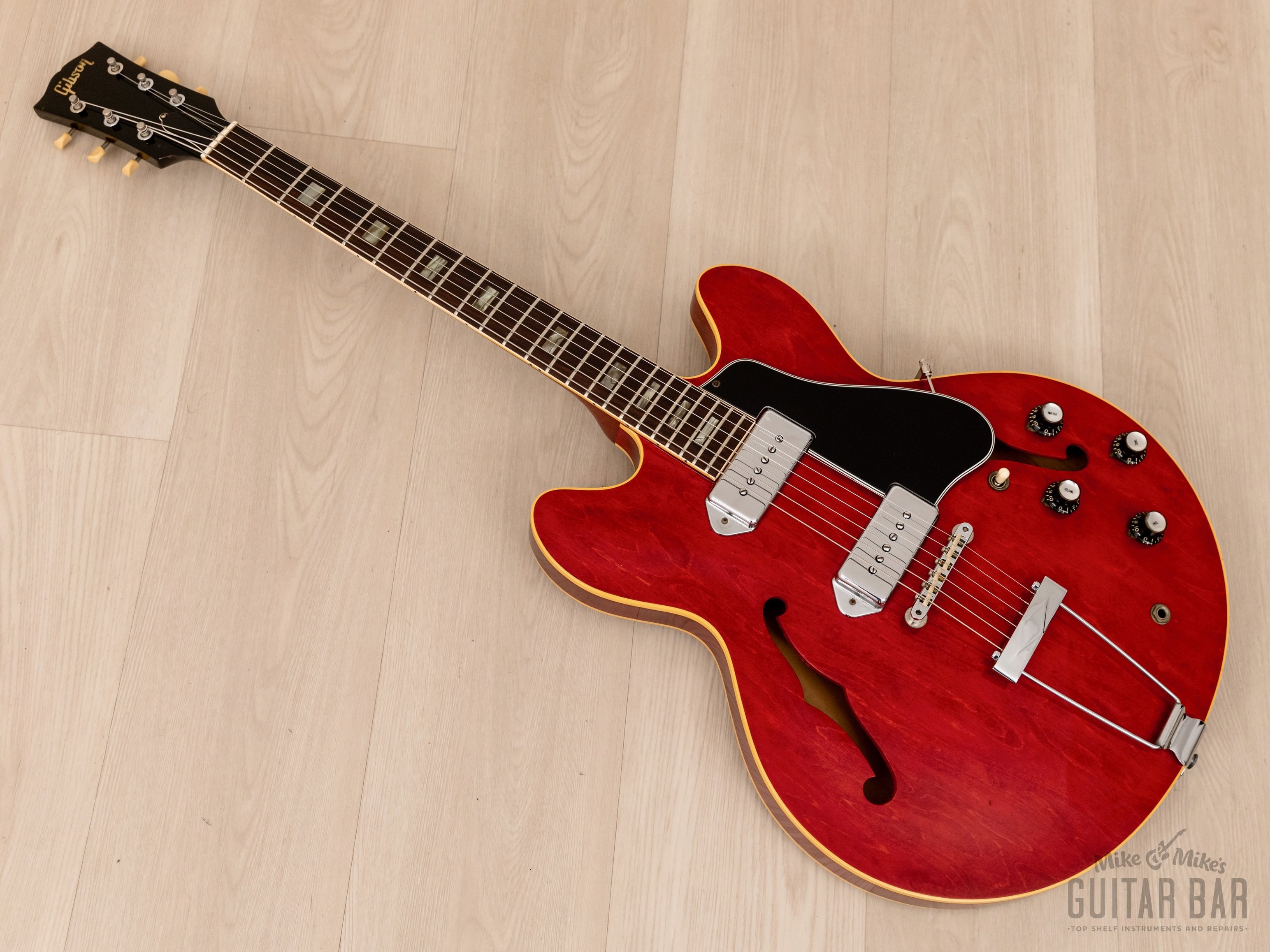 1966 Gibson ES-330 TDC Vintage Electric Guitar Cherry w/ Case