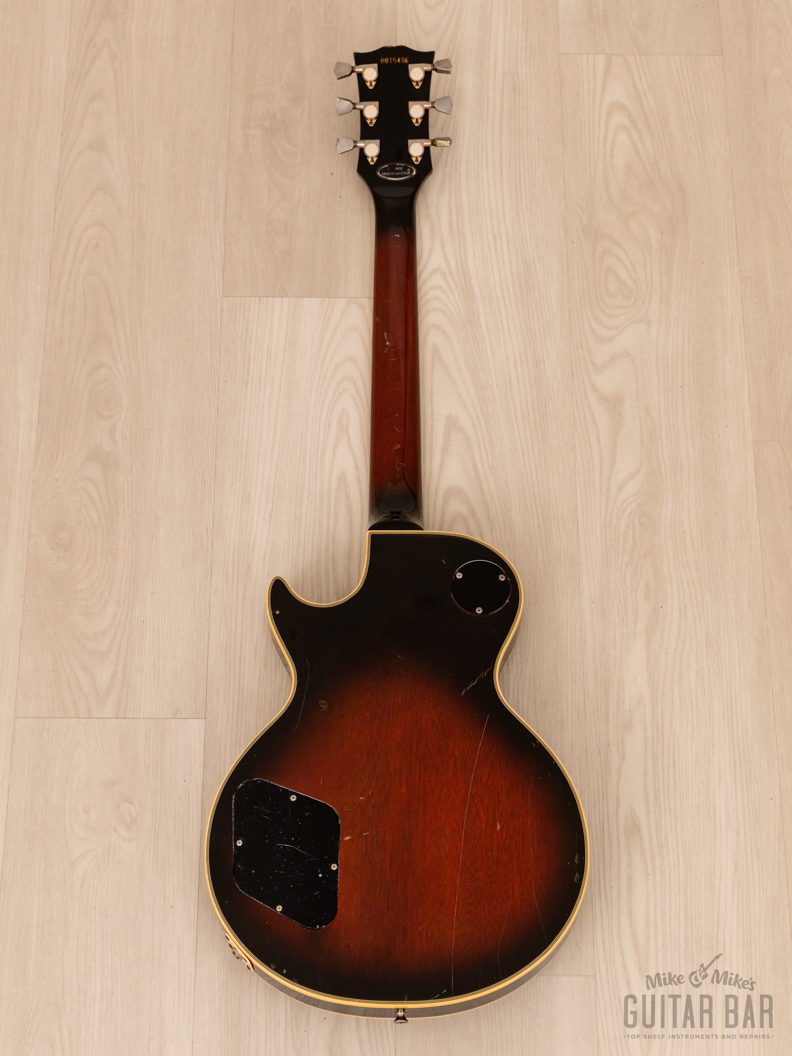 1981 Greco EG600C Super Power Custom Vintage Guitar Violin Burst w/  Dimarzio PAF, Japan Fujigen