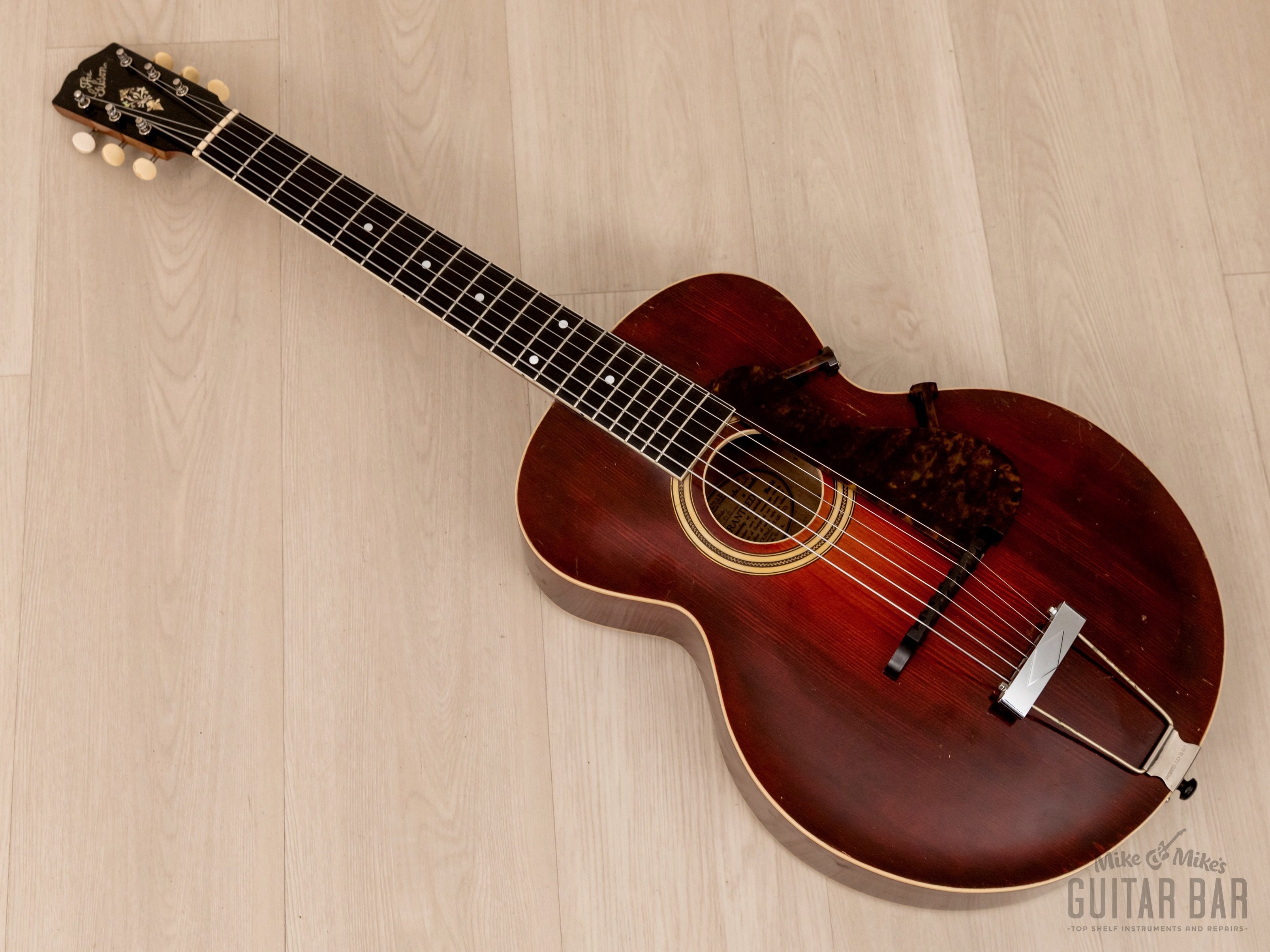 1917 Gibson L-3 Round Soundhole Vintage Carved Top Archtop Acoustic Guitar