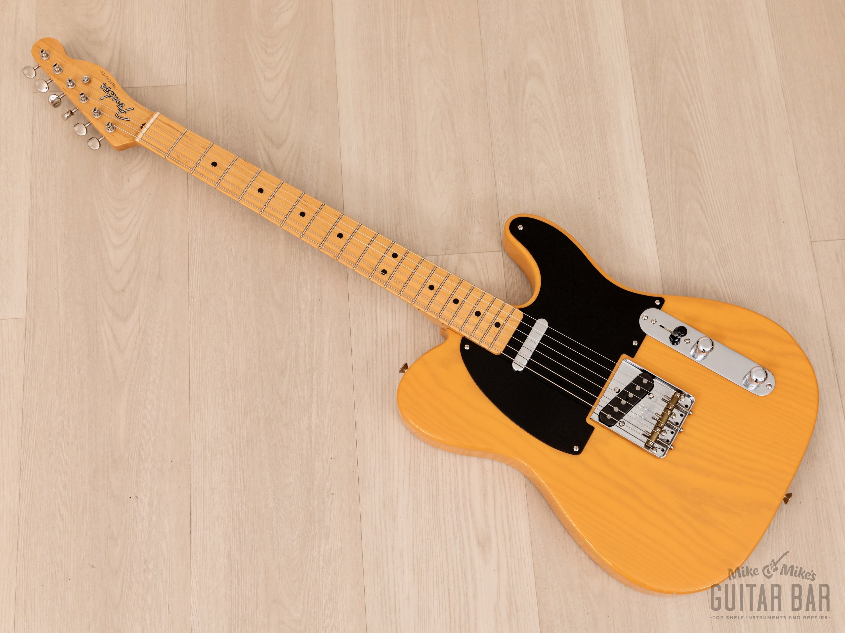 2005 Fender American Vintage '52 Telecaster Butterscotch w/ Tweed Case, COA, Hangtags