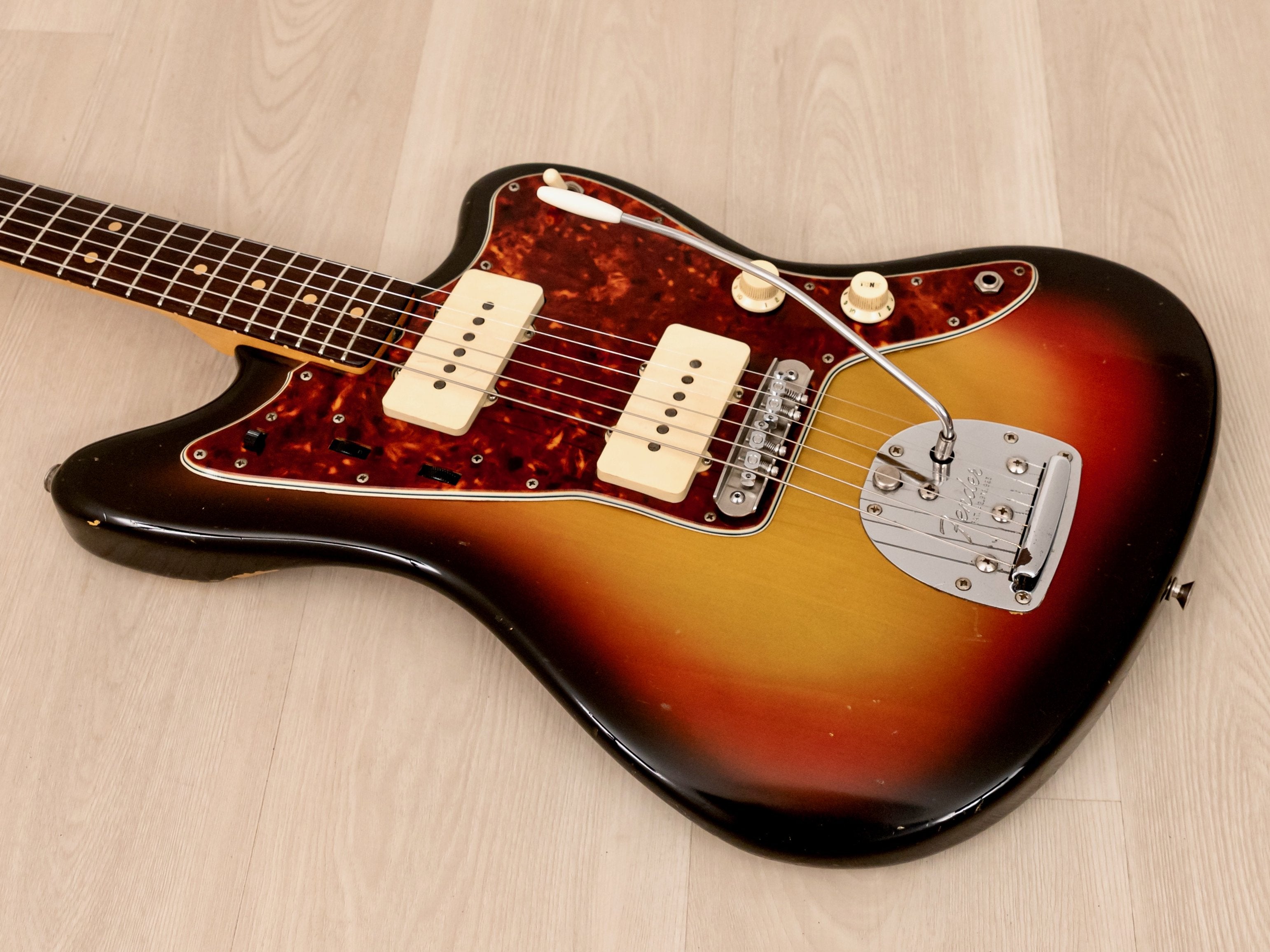 1964 Fender Jazzmaster Pre-CBS Vintage Electric Guitar Sunburst w/ Case, Mastery