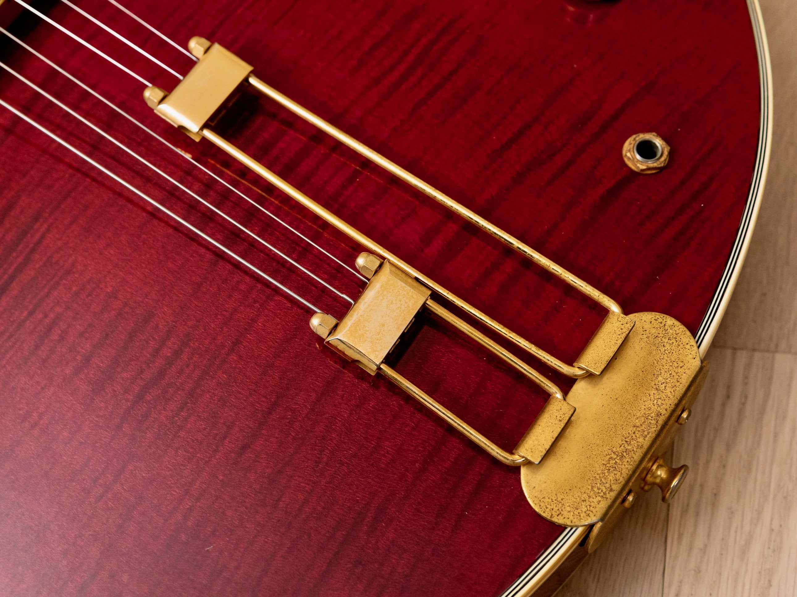 1993 Epiphone Sheraton Vintage Guitar Cherry, 100% Original w/ Case, Japan Terada