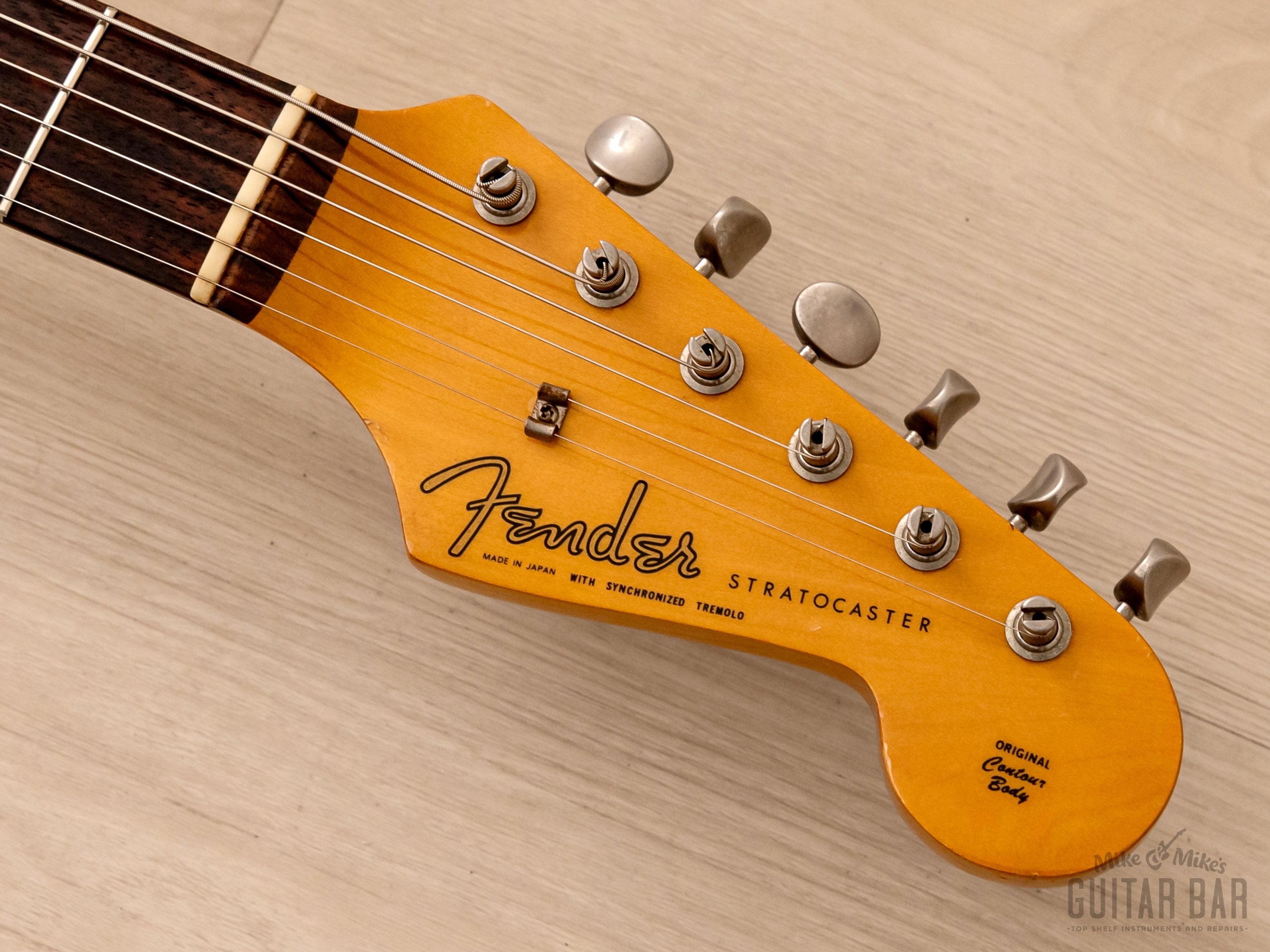 1983 Fender '62 Stratocaster JV ST62-65 Sunburst w/ USA Fullerton Pickups & Tweed Case, Japan MIJ Fujigen