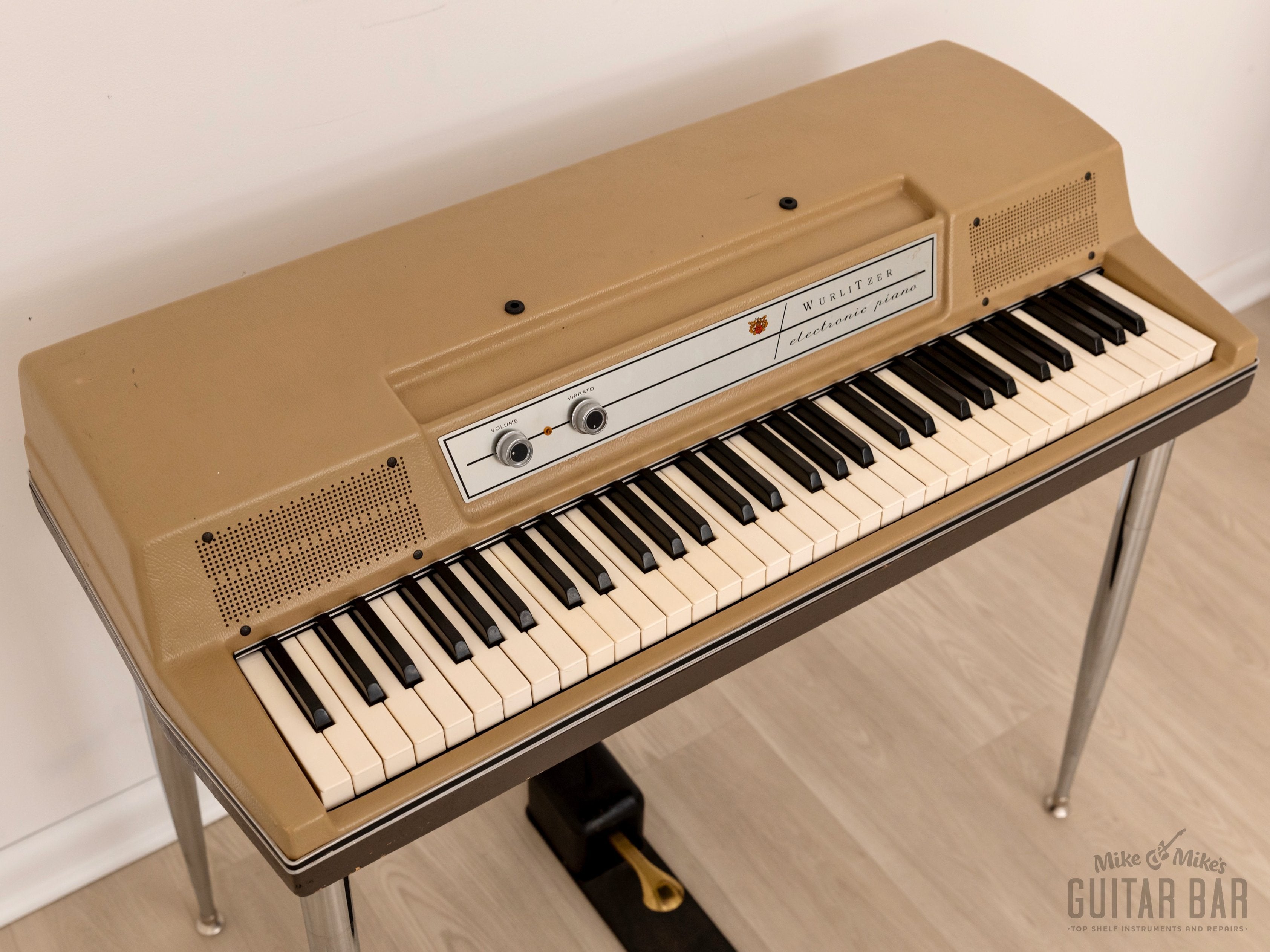 1976 Wurlitzer 200A Conversion Cream Top Vintage Electric Piano, Fully Serviced 206A