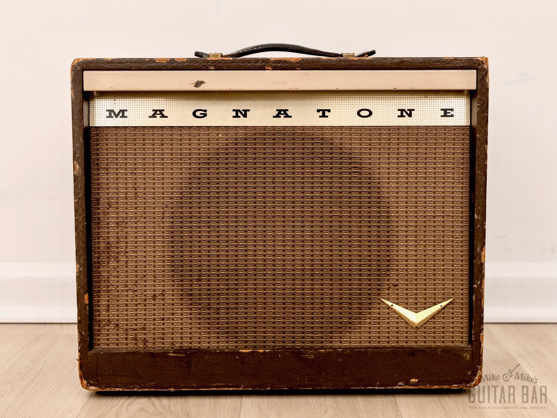 1963 Magnatone Custom 213 Troubadour Vintage Tube Amp 1x12 w/ Vibrato, Pre-Estey