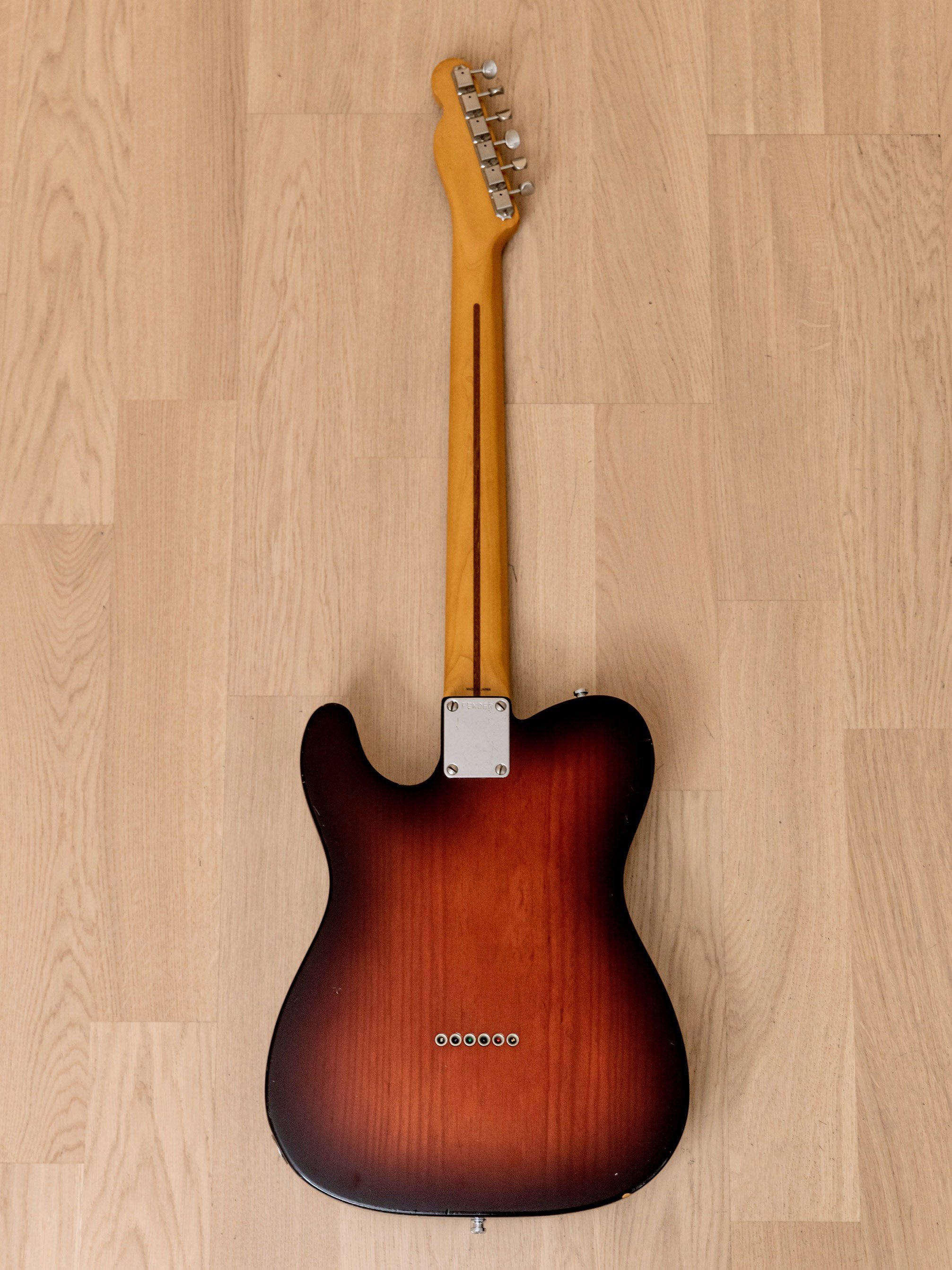 1990 Fender '52 Telecaster TL52-900 Violin Burst w/ Seymour Duncan Humbuckers & Case, Japan MIJ Fujigen