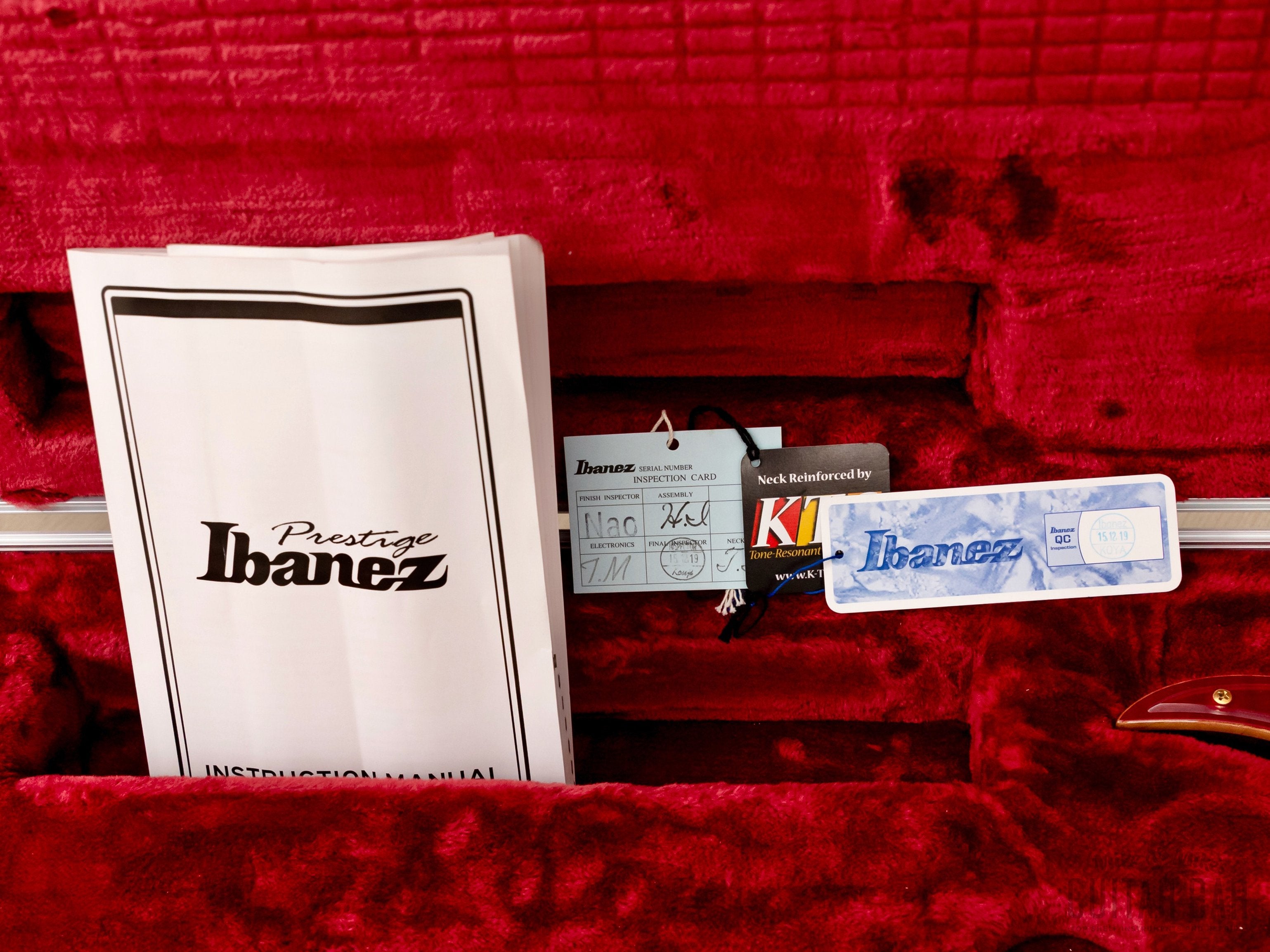 2016 Ibanez J Custom RG8550MZ Red Spinel HSH Dimarzio, Near-Mint w/ Case, COA, Hangtags