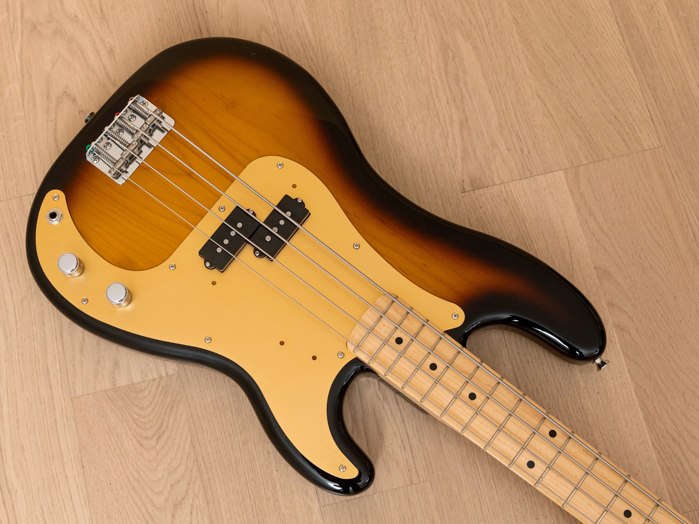 2021 Fender Heritage 50s Precision Bass Gold Guard Sunburst Nitro ...