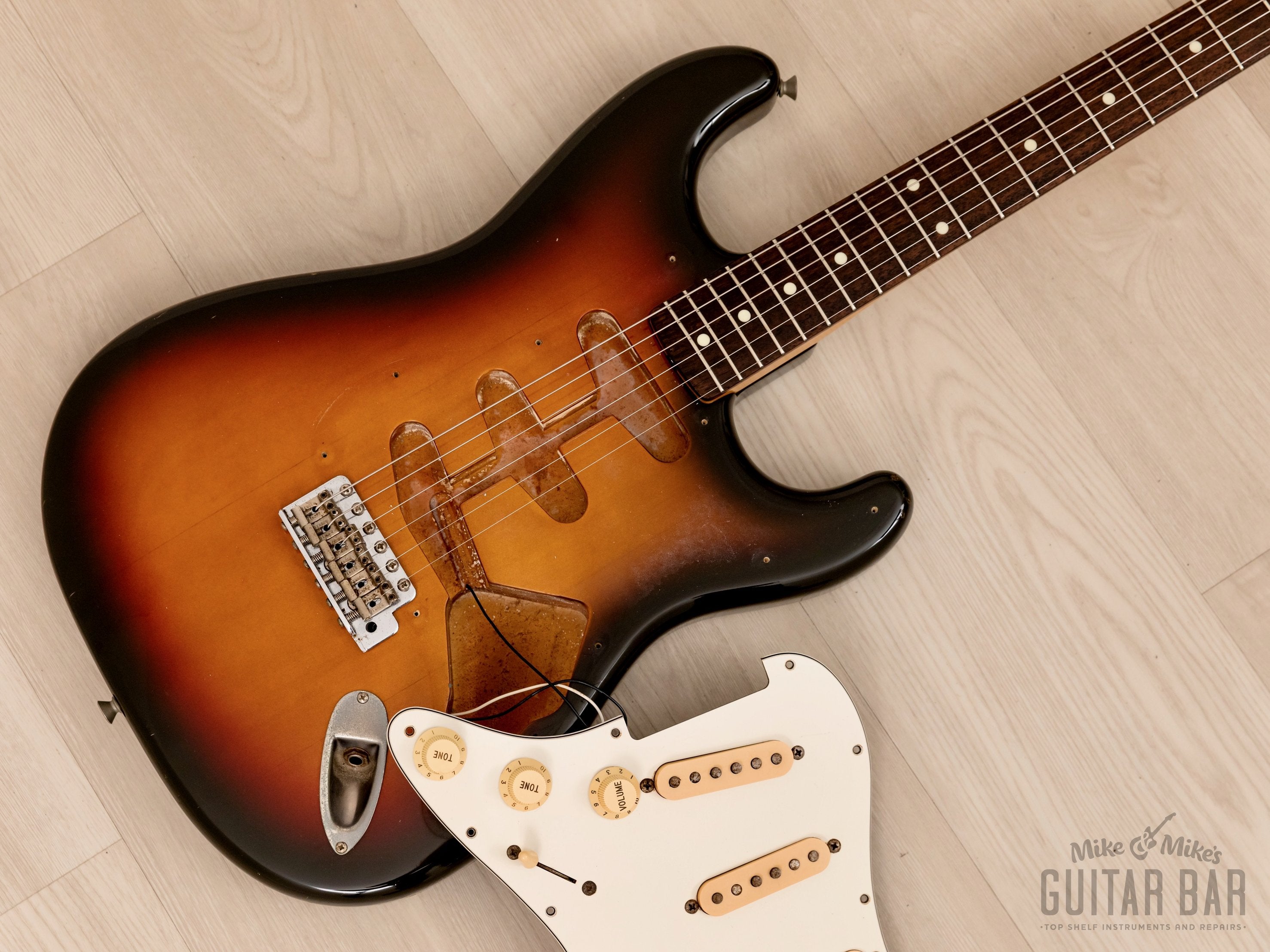1991 Fender Stratocaster ‘62 Vintage Reissue ST62-500 Sunburst, 100% Original, Japan MIJ Fujigen