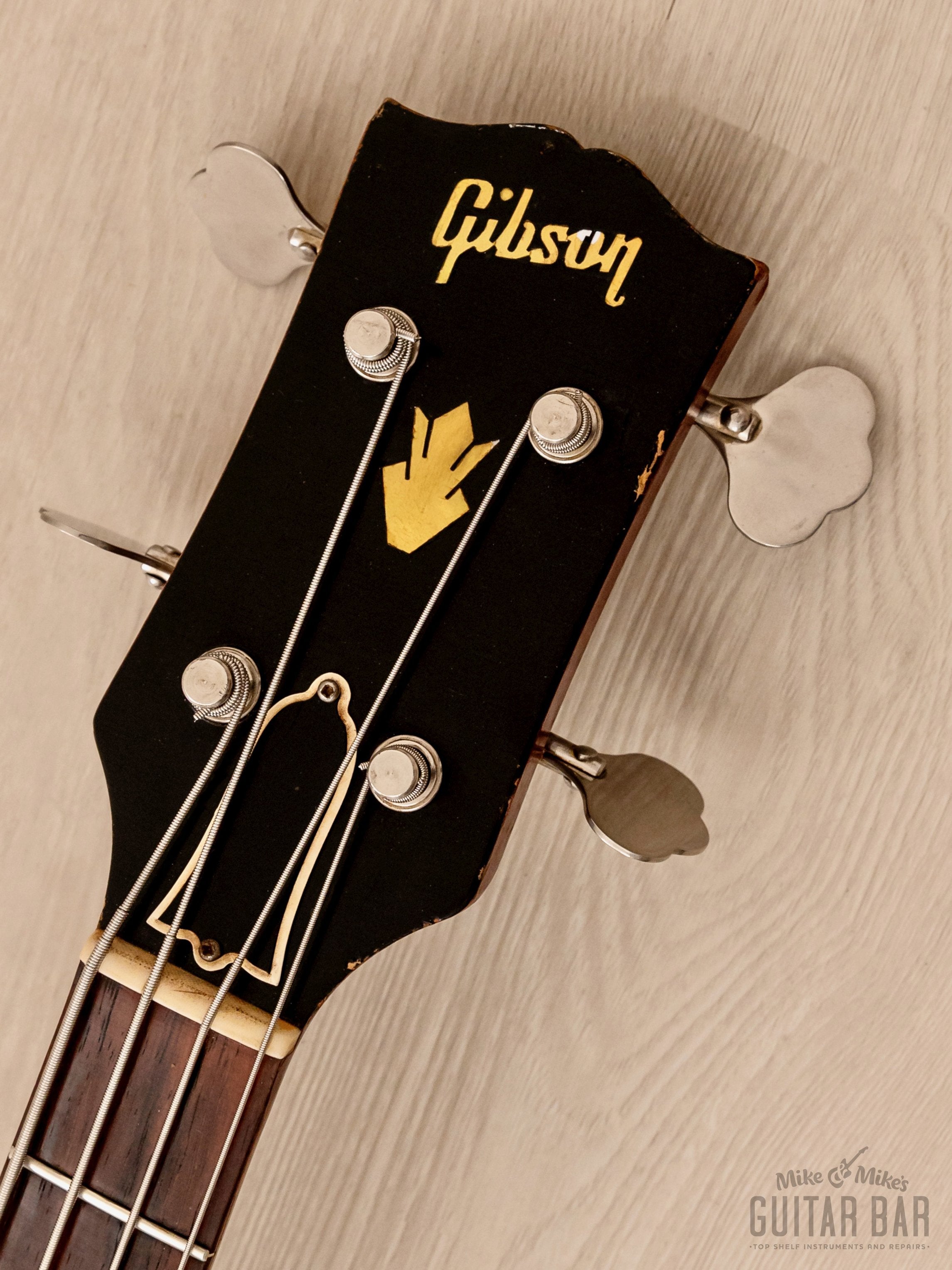 1962 Gibson EB-0 Vintage Short Scale SG Bass Cherry 100% Original w/ Mudbucker, Case