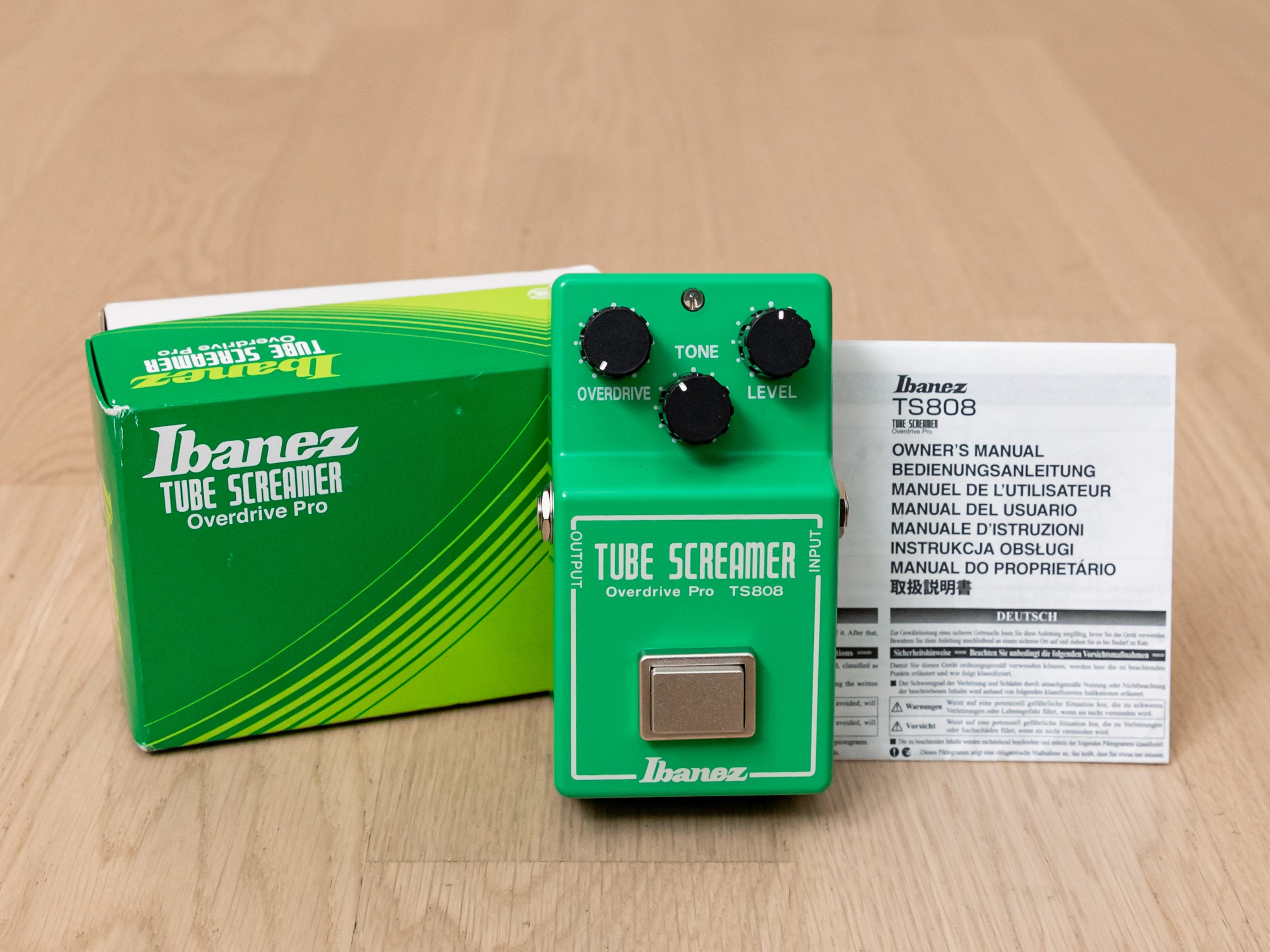 Ibanez Tube Screamer TS-808 Overdrive Pro Reissue Guitar Effects Pedal Near Mint w/ Box