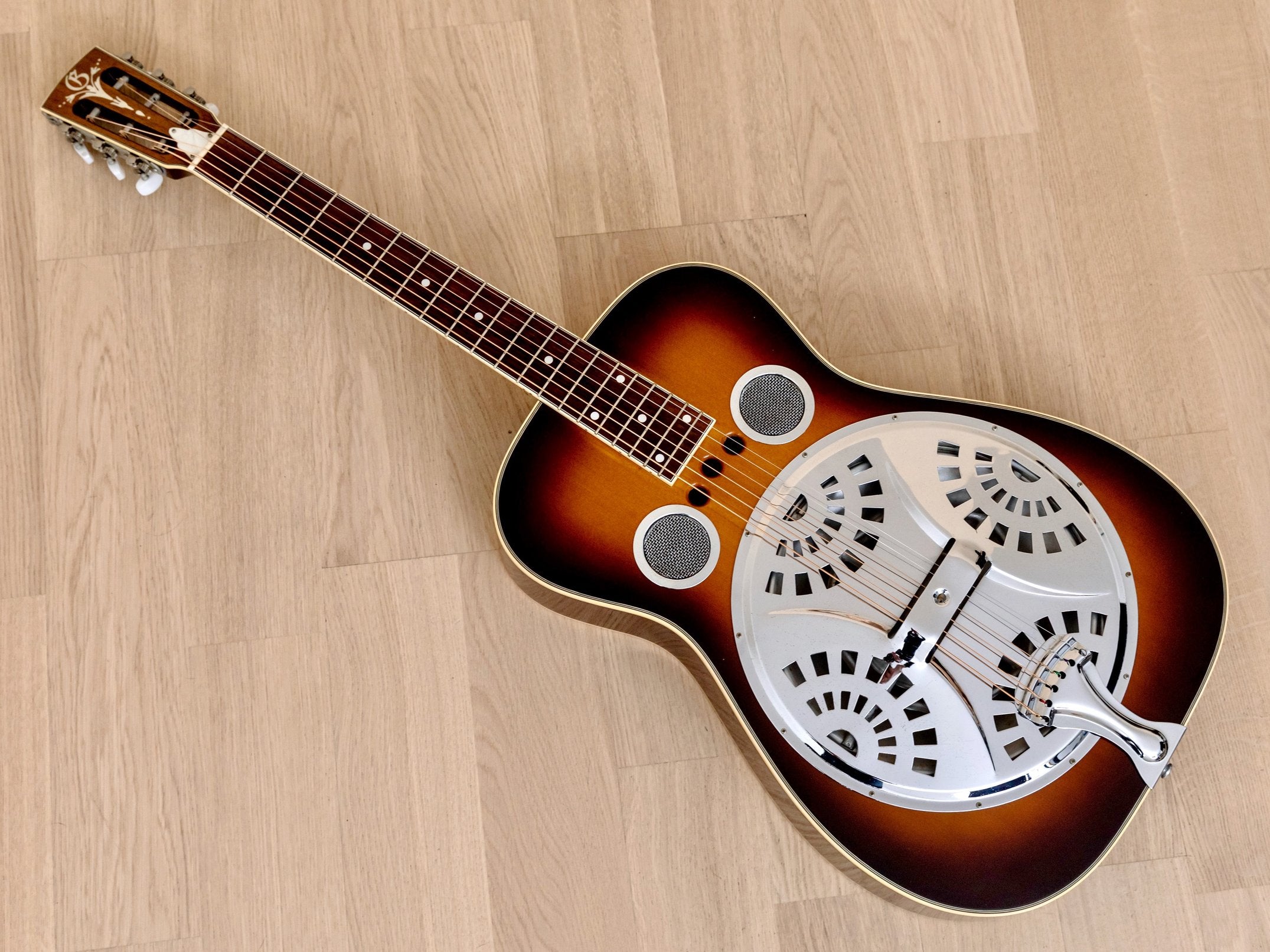 Terada Gakki Gallagher Single Cone Roundneck Resonator Acoustic Guitar, Japan