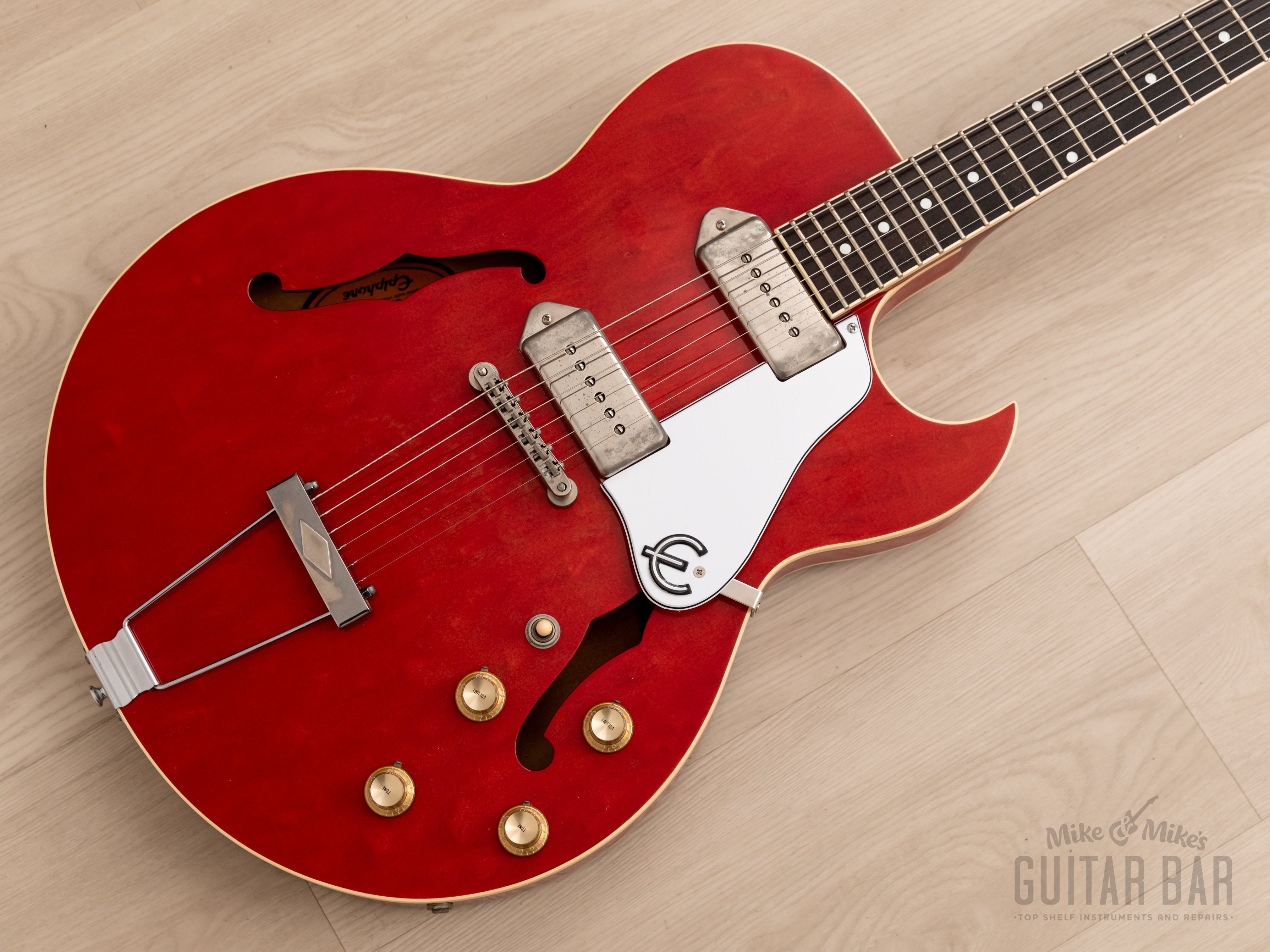 1991 Epiphone Sorrento ES-930J Hollowbody Electric Guitar Cherry w 