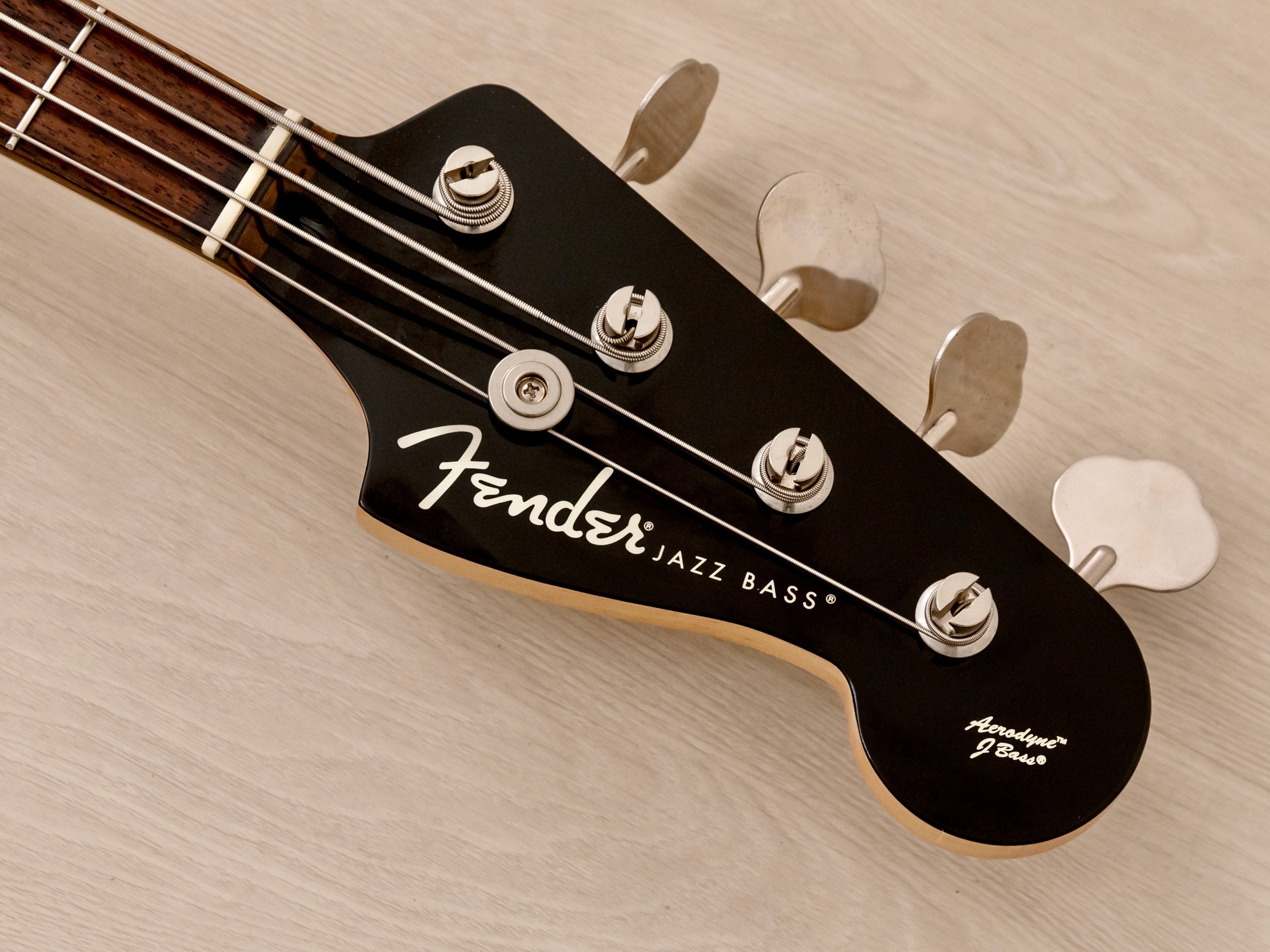 2006 Fender Aerodyne Jazz Bass PJ Electric Bass Guitar Black, Japan CIJ