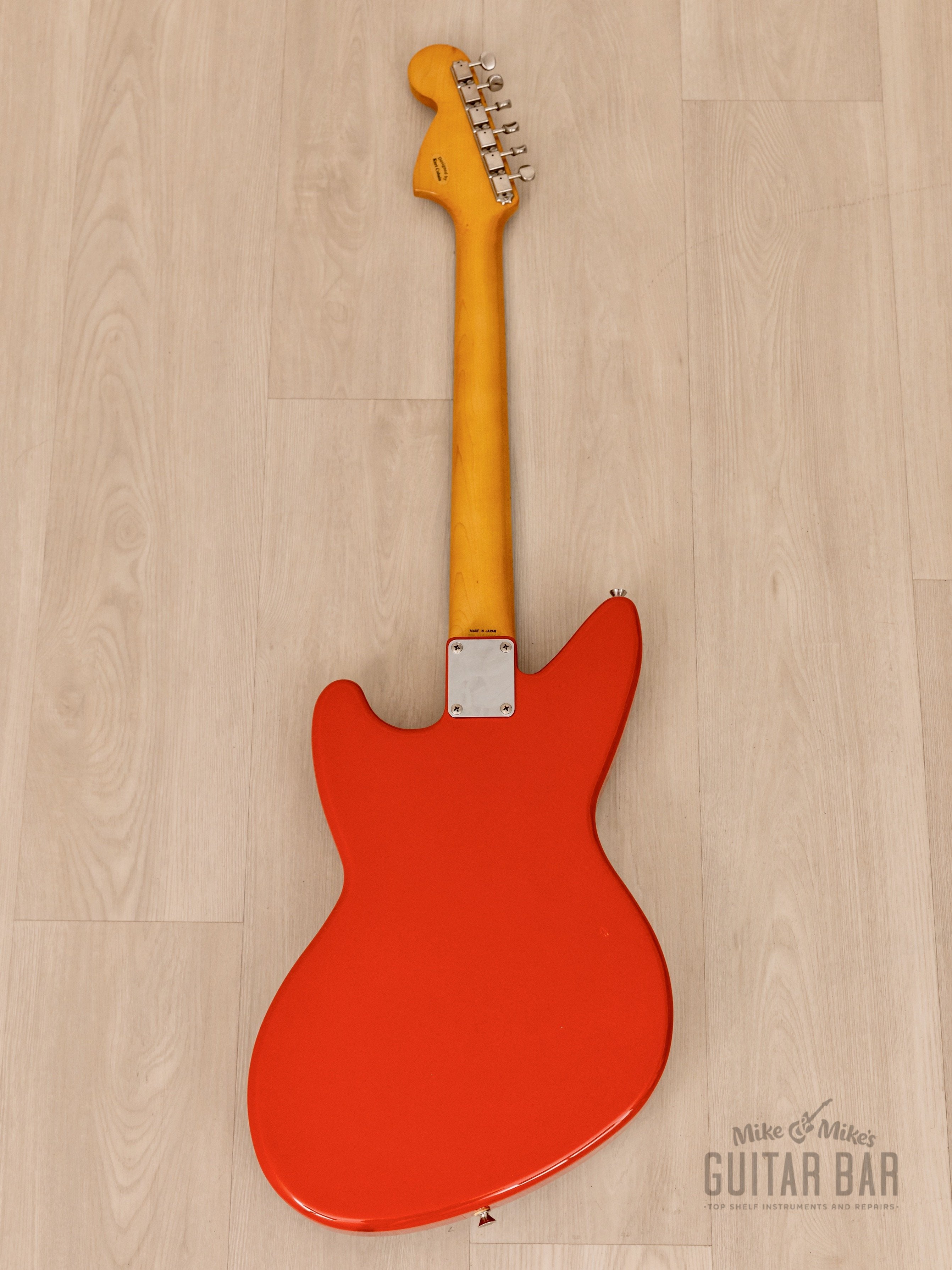 1996 Fender Jag-Stang JGS-65 Kurt Cobain Signature Offset Guitar Fiesta Red, 1st Year, Japan MIJ
