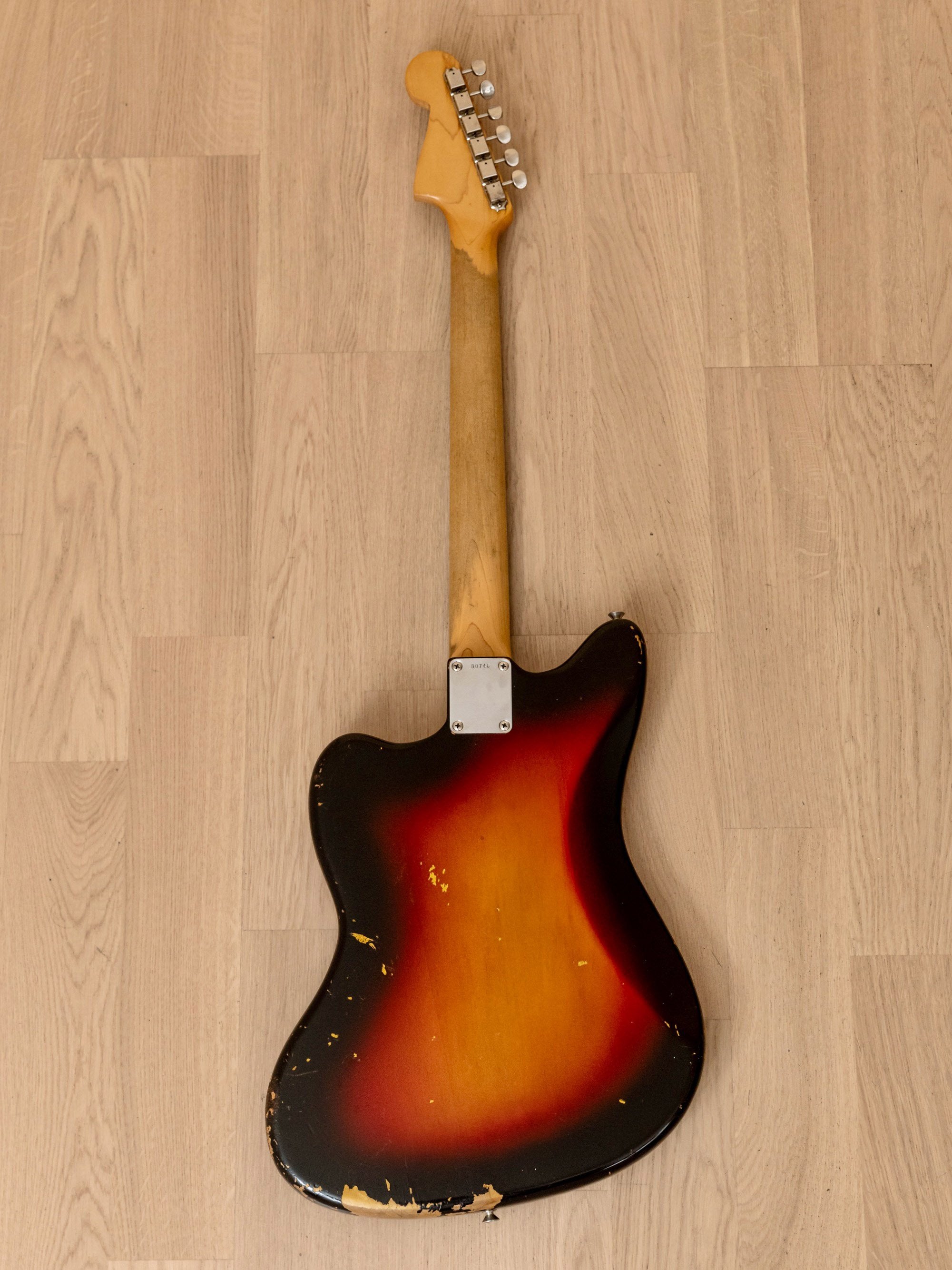 1962 Fender Jazzmaster Vintage Pre-CBS Offset Guitar Sunburst Slab Board w/ Case