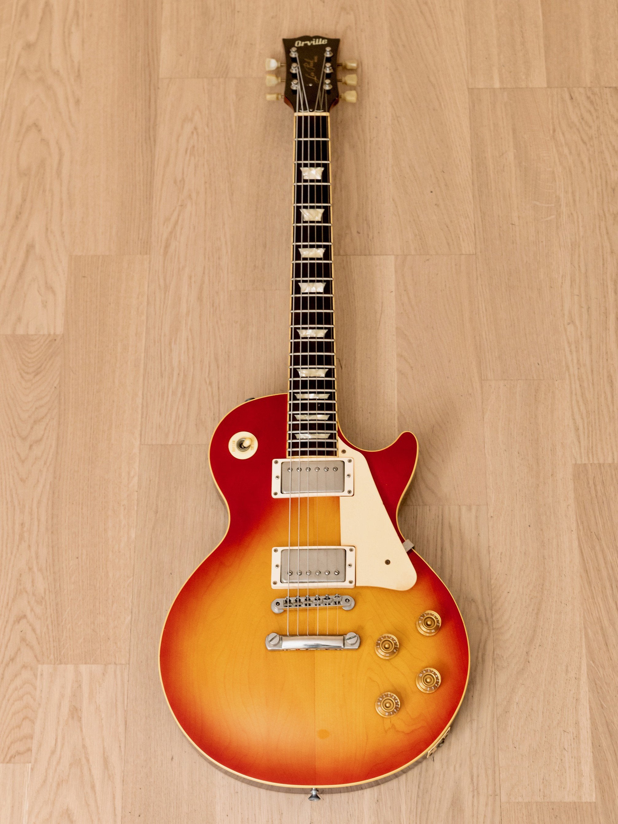 1995 Orville Les Paul Standard LPS-75 Cherry Sunburst, Gibson-Licensed & 100% Original, Japan Fujigen