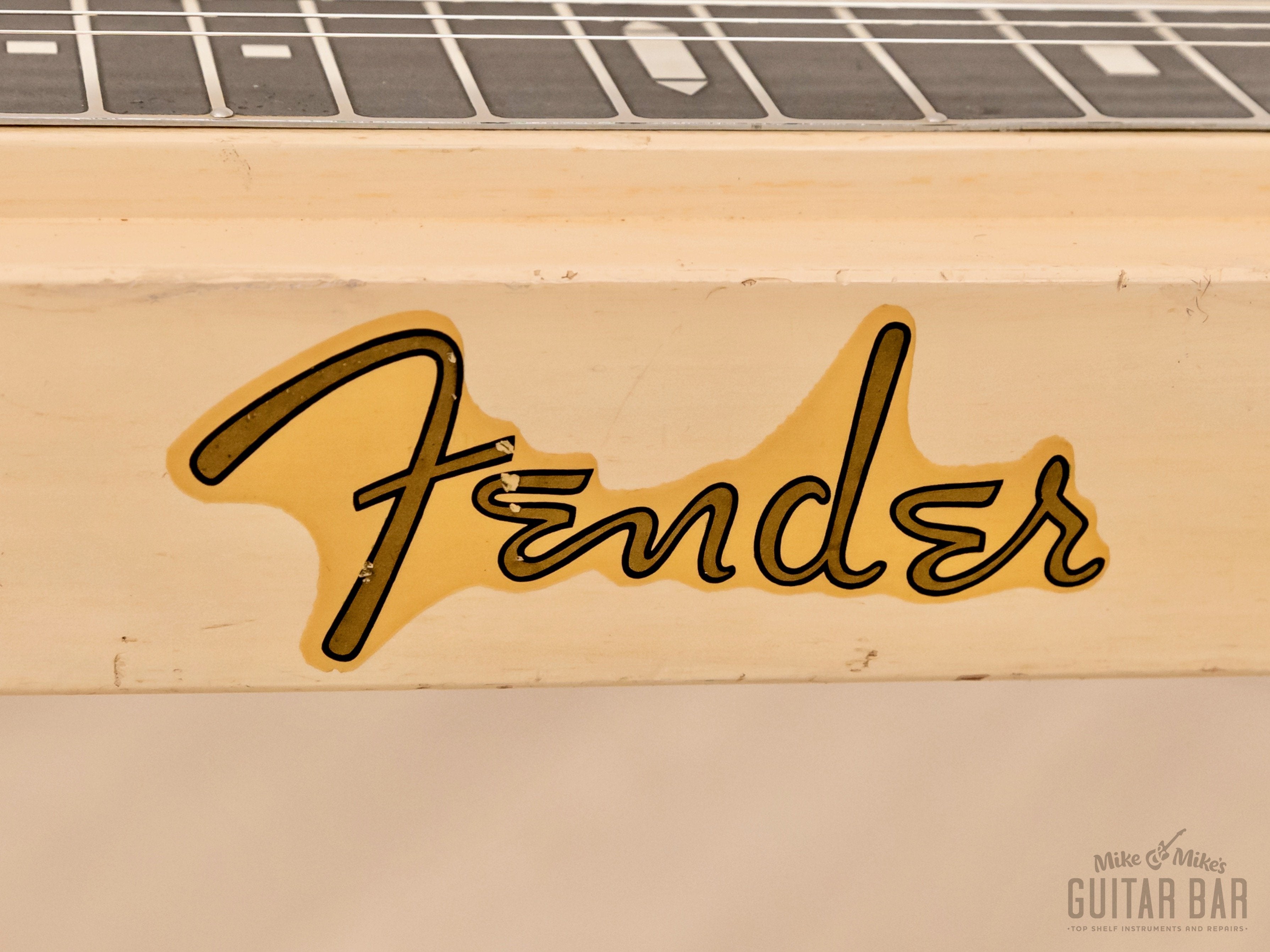 1955 Fender Stringmaster Dual 8 Console Lap Steel Double Neck Push Button, Blonde w/ Legs & Tweed Case