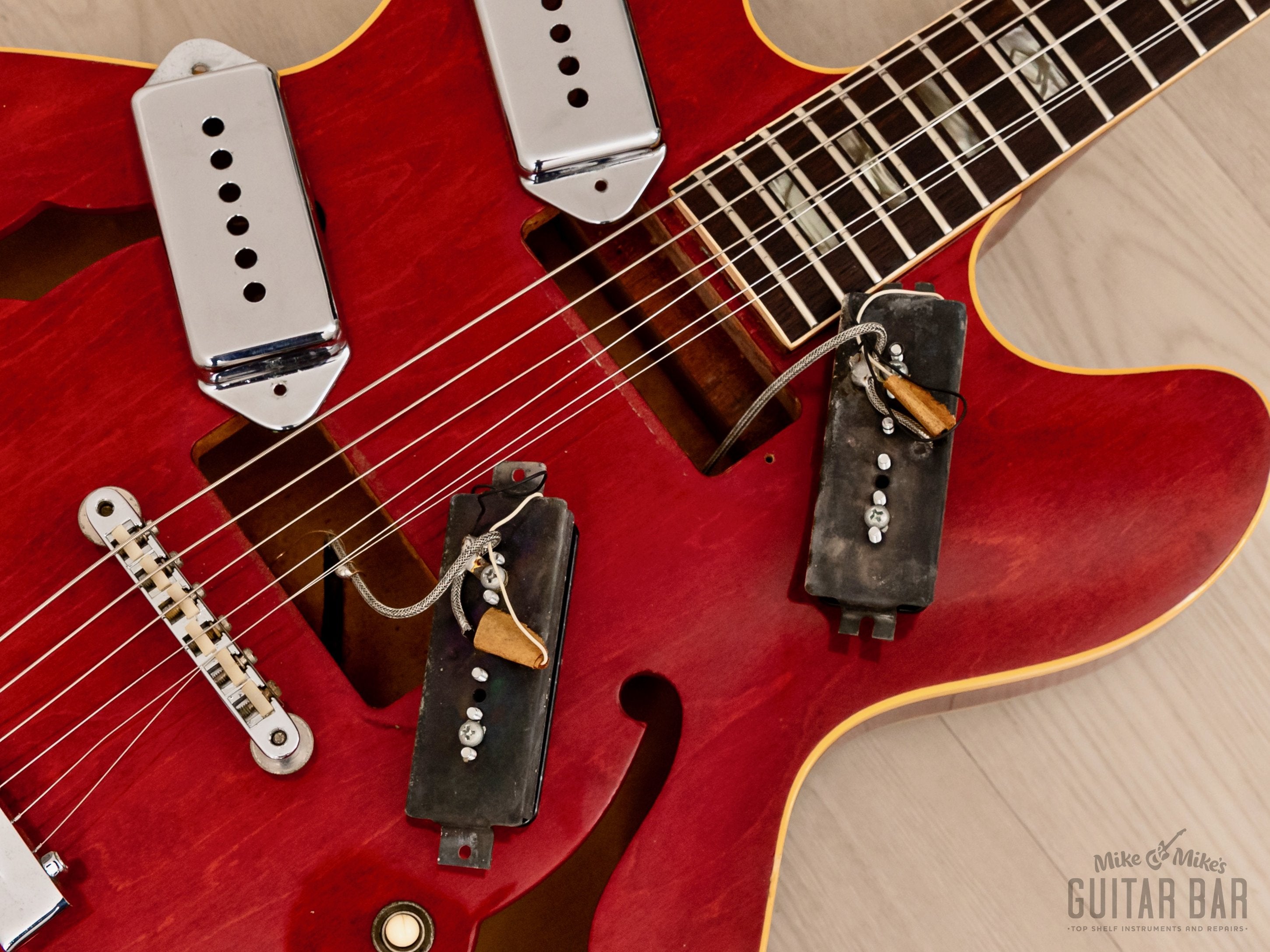 1966 Gibson ES-330 TDC Vintage Electric Guitar Cherry w/ Case