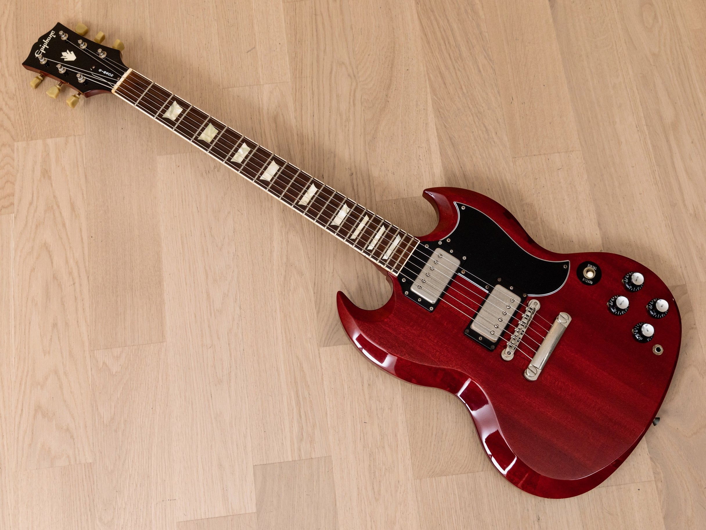 1998 Epiphone by Gibson SG Standard '61 Vintage Reissue Model SG-70 w/  Case, Japan