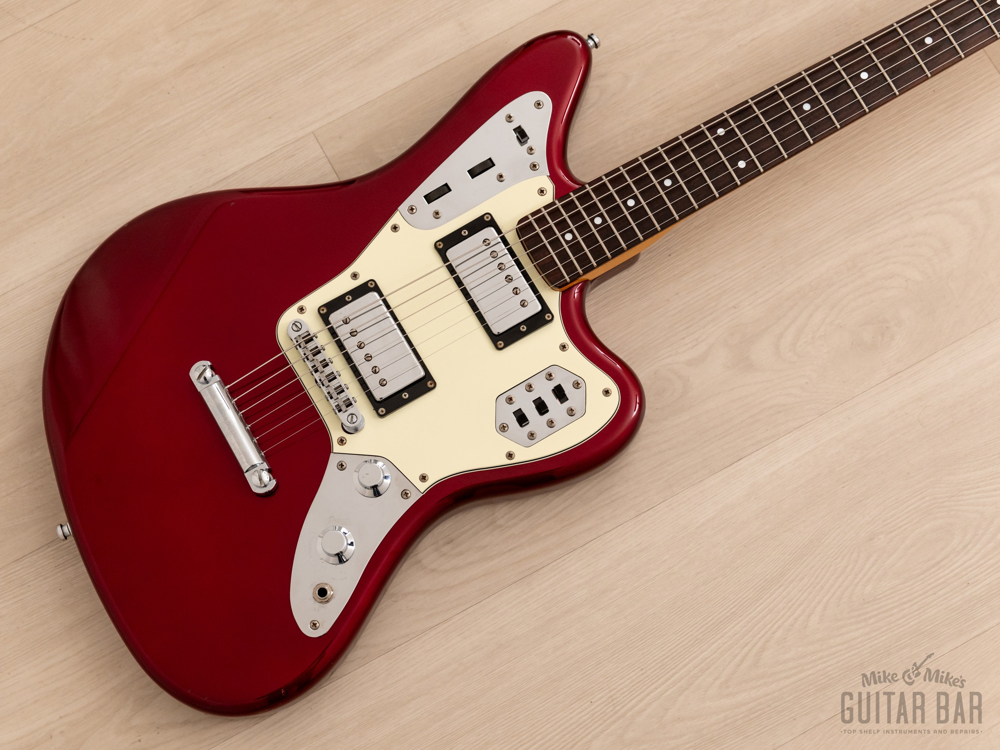 2004 Fender Jaguar Special HH JGS-78 Offset Electric Guitar Candy Apple  Red, Japan CIJ