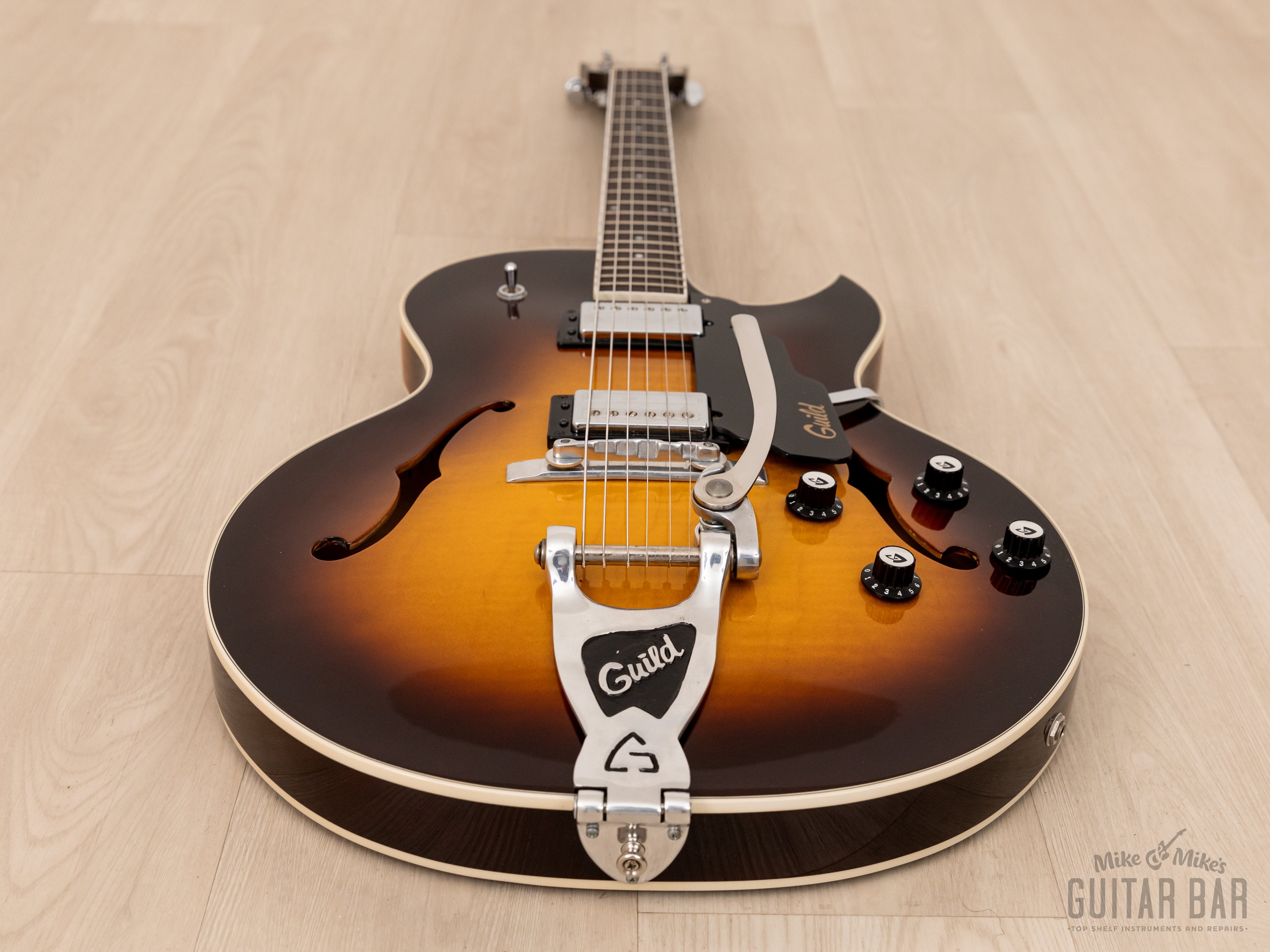 1998 Guild Starfire III Sunburst Near-Mint w/ Case & Tags, Westerly USA-Made