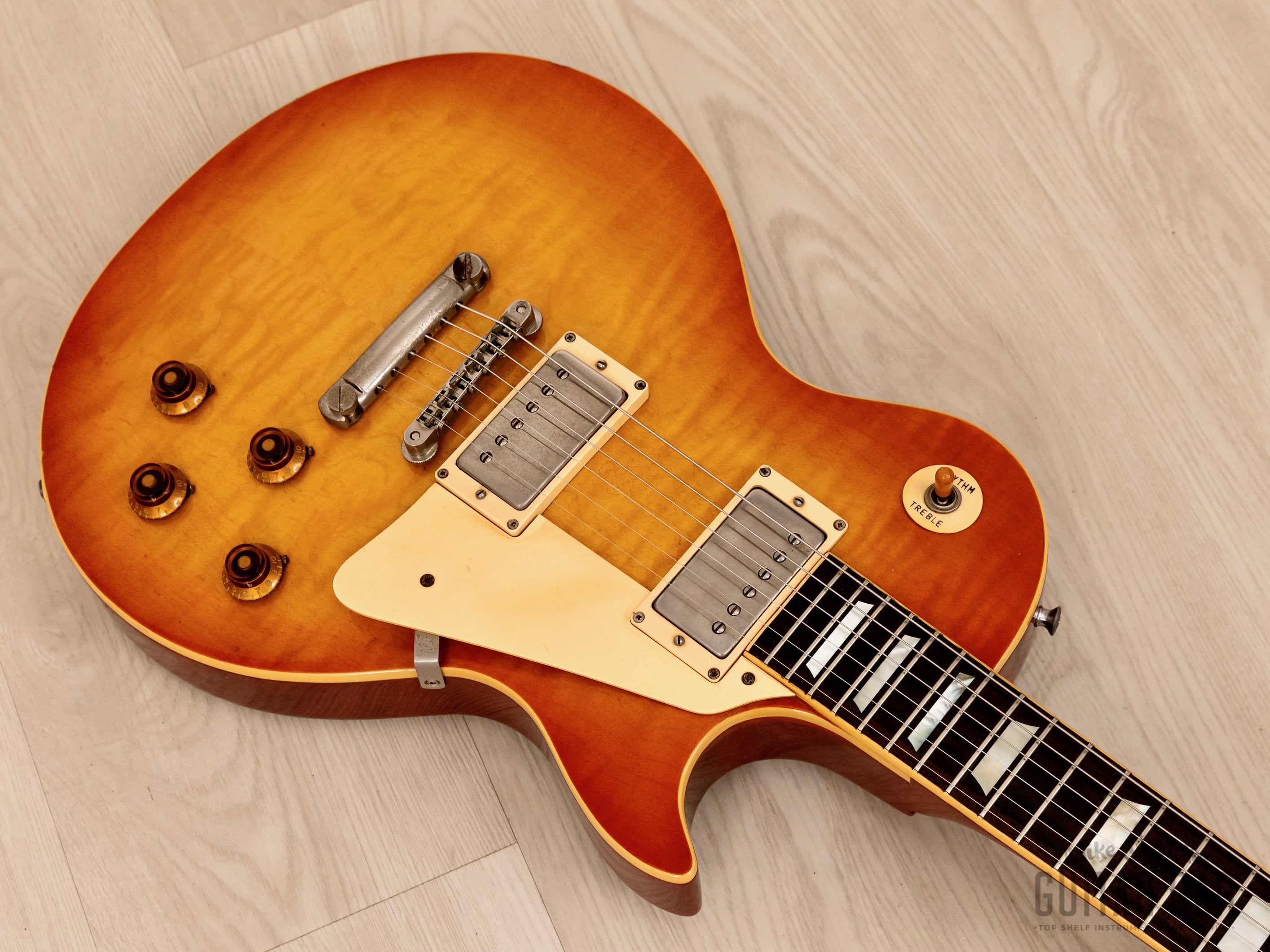 1980 Greco Super Real EGF1200 Sunburst Lacquer Finish w/ Dry Z PAFs &  Brazilian Board, Japan