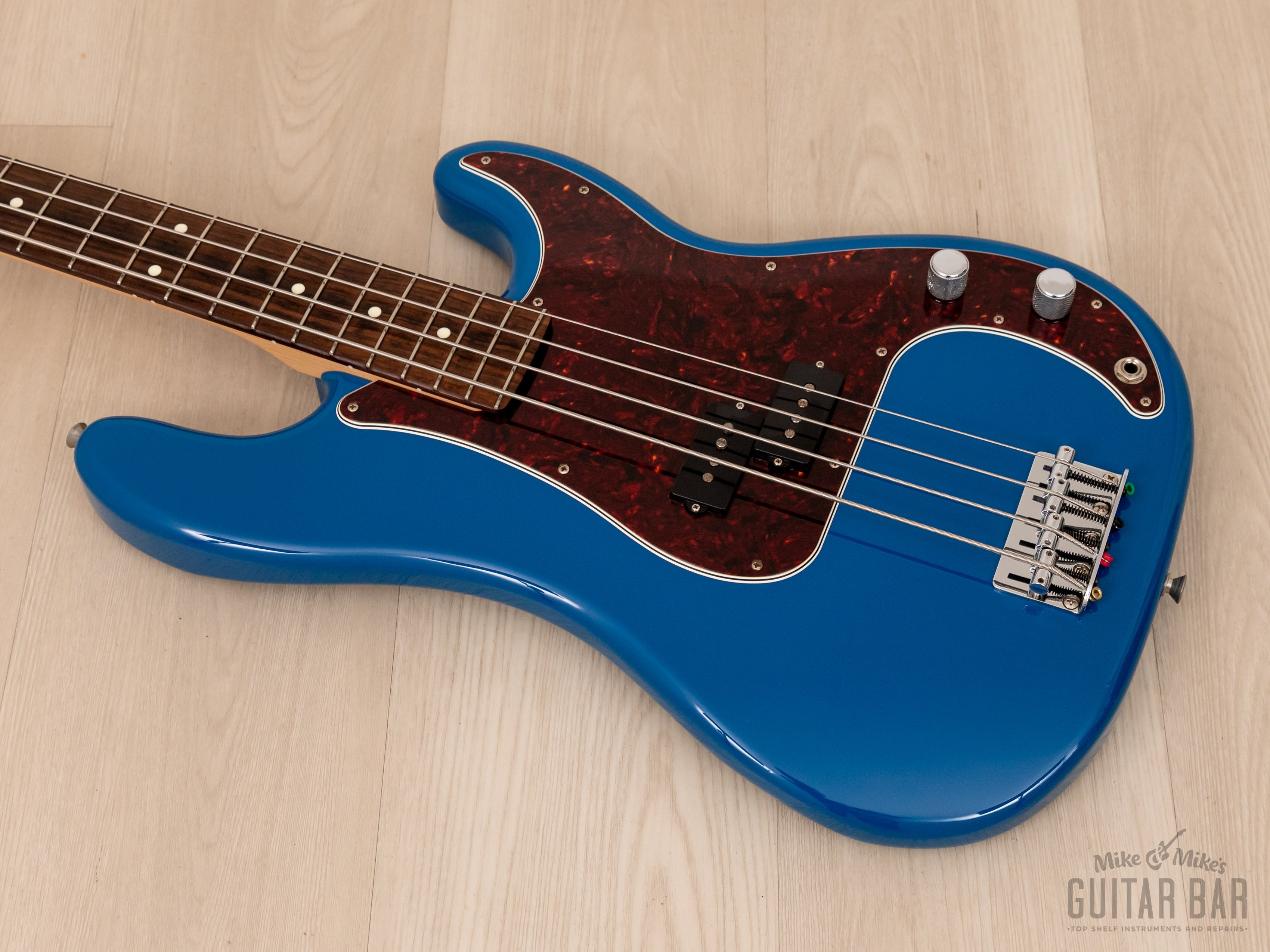 2021 Fender Hybrid II Precision Bass Forest Blue Near-Mint, Japan MIJ