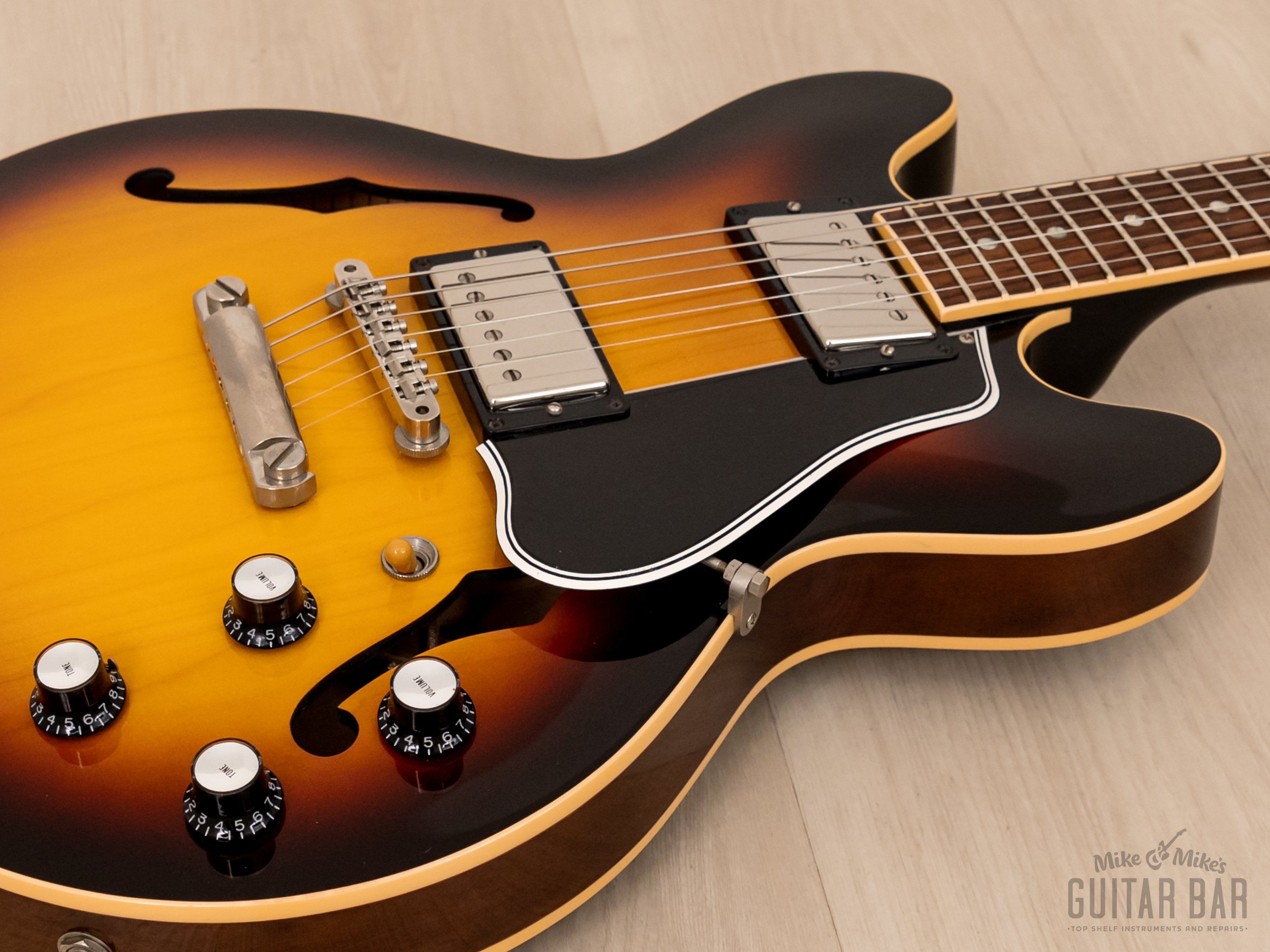 2009 Gibson Memphis Custom Shop ES-339 Semi-Hollowbody Sunburst w/ 57 Classic PAFs, Case