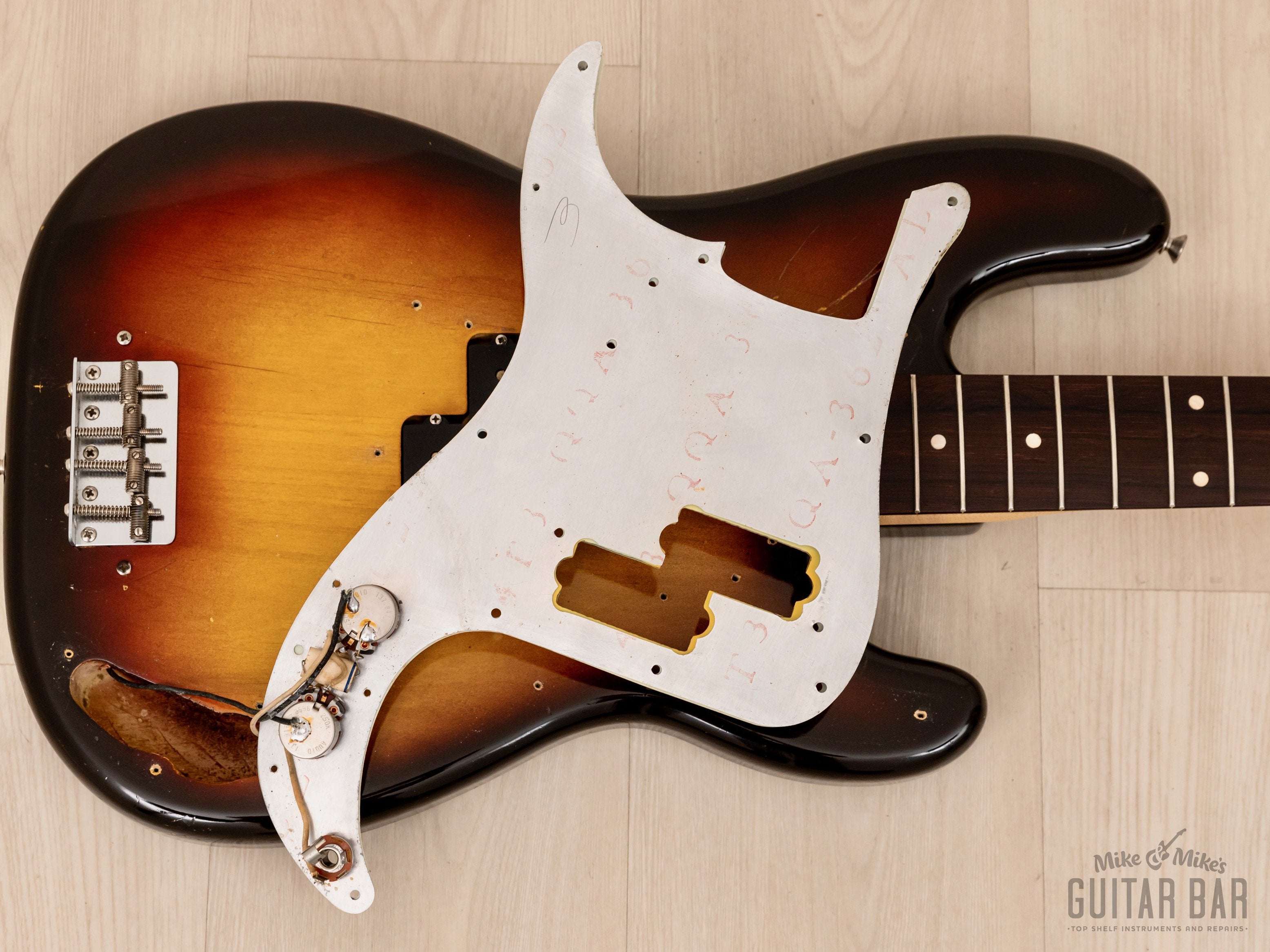 1959 Fender Precision Bass Vintage Pre-CBS Sunburst, Collector-Grade w/ Case
